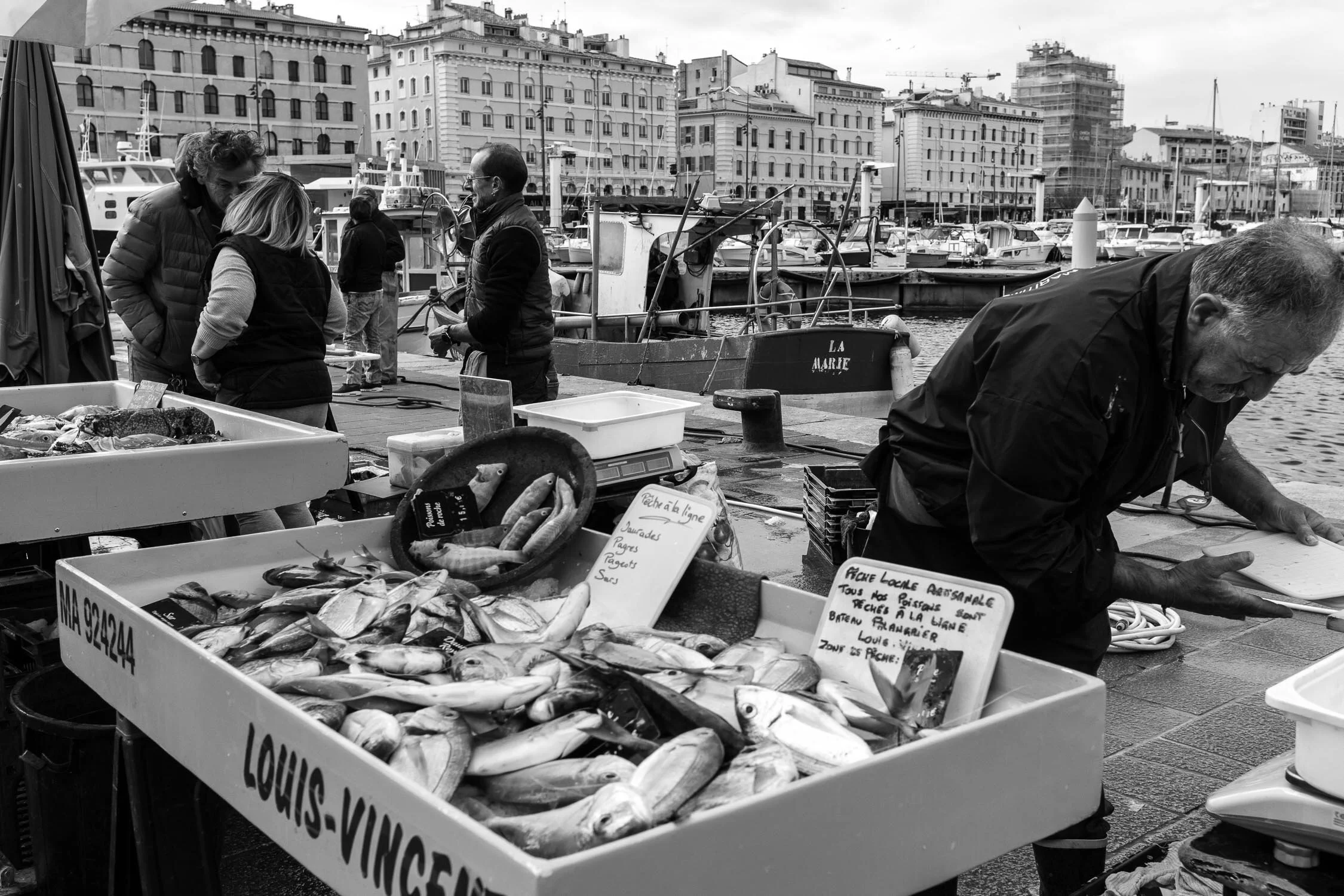 Fish Market in Marseille Old Port - Photo by Sophie Larghi