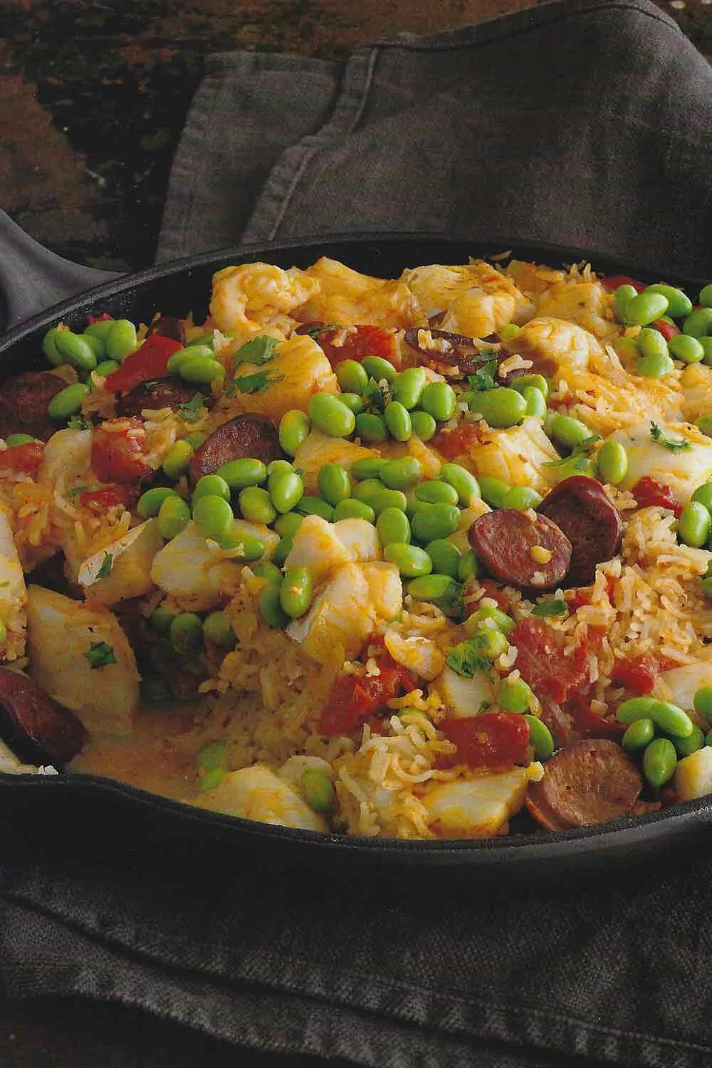 Easy Asian Seafood Paella