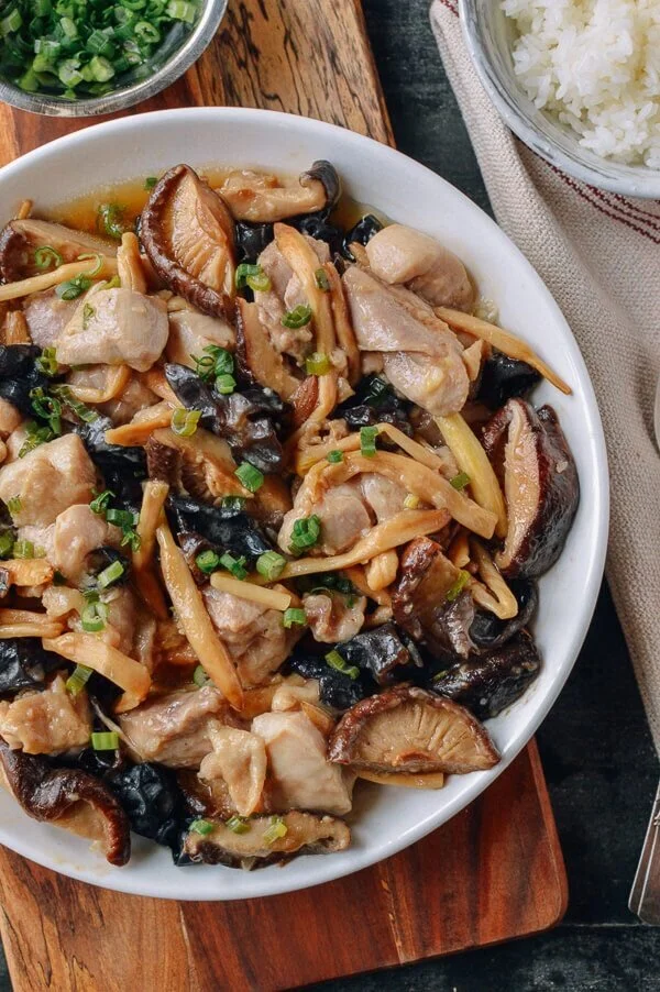 Wild Mushroom and Chicken Casserole