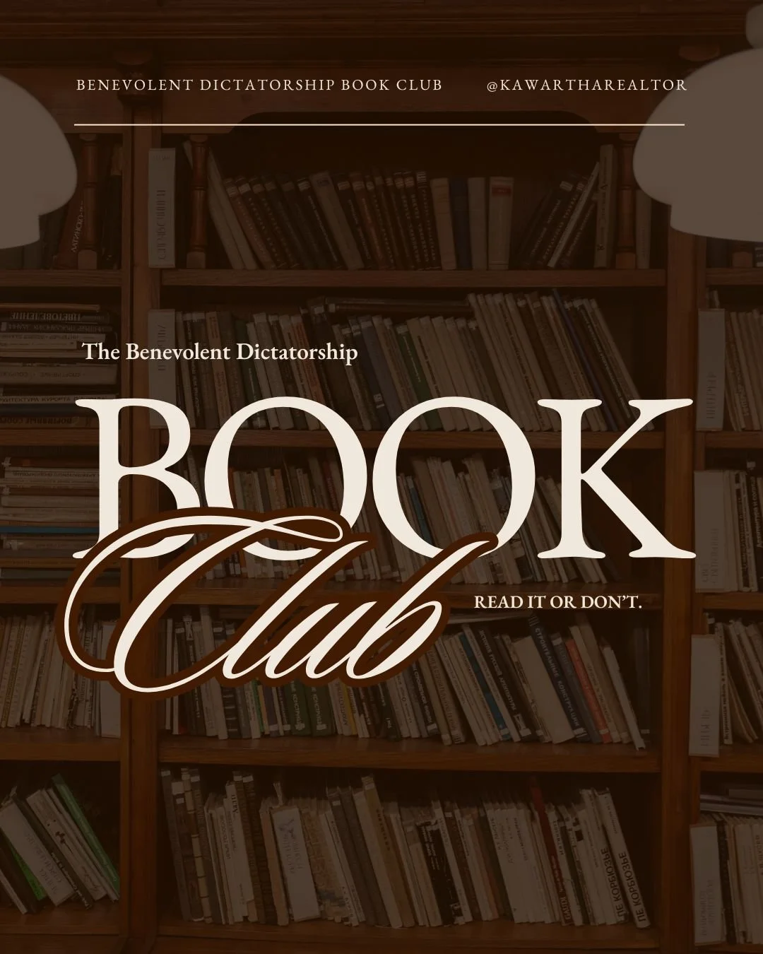 🖤📖You are cordially invited to join... The Benevolent Dictatorship Book Club 📖🖤

January's picks coming in hot on Sunday morning :)