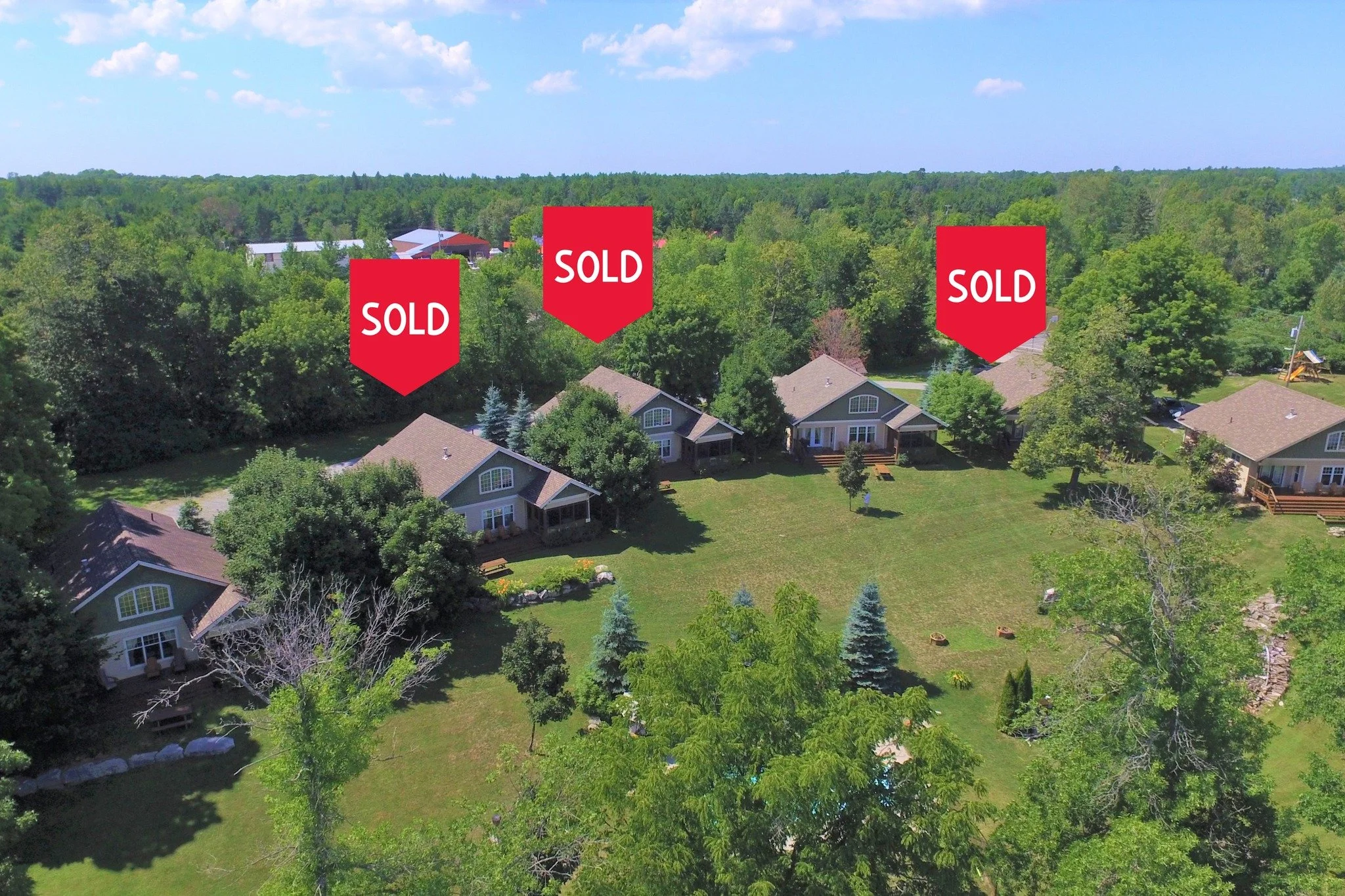 And that's a hat trick at Inaski Shores! Intervals at Cottages 2, 3, and 5 did not last long this spring, as buyers look forward to their turn-key cottage ownership for the rest of the year.

Inaski Shores is resort-style fractional cottage ownership
