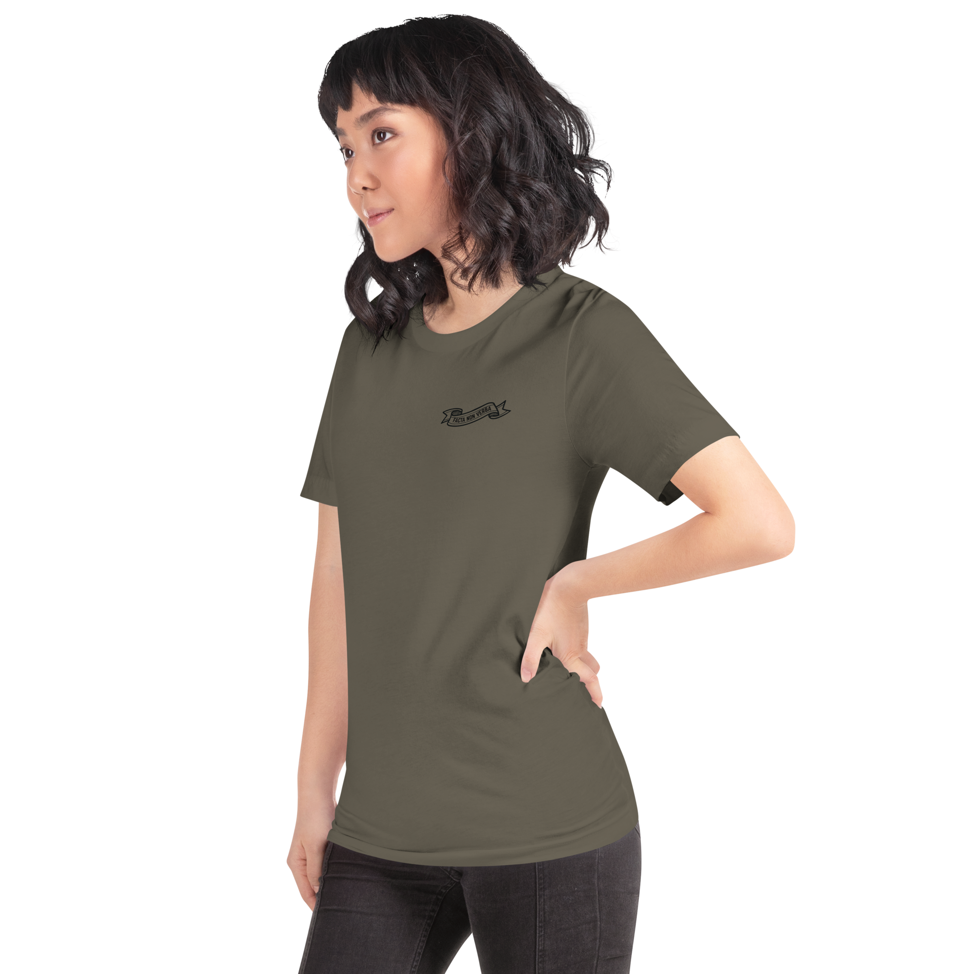 unisex-staple-t-shirt-army-left-front-633db115635bc.png
