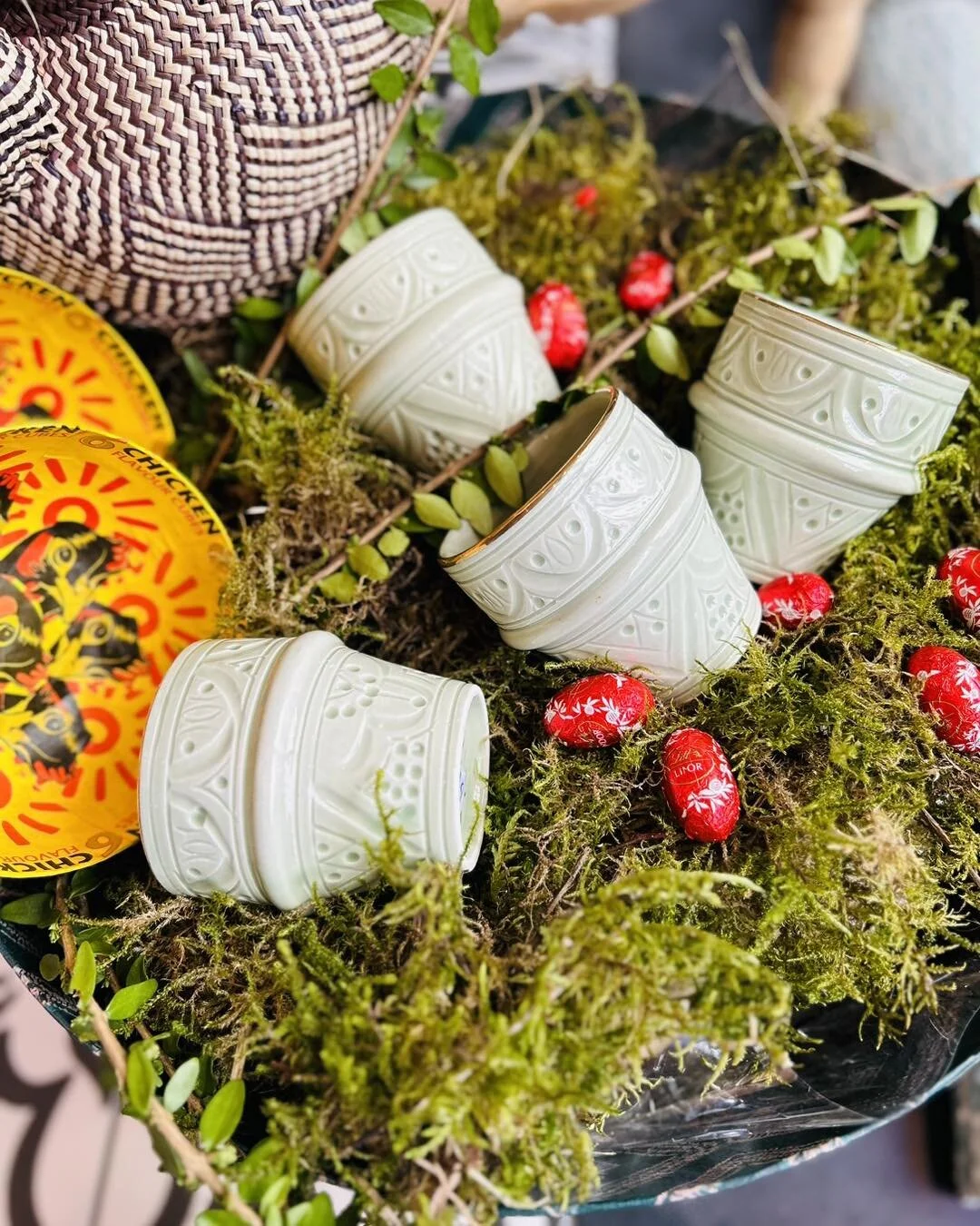 Espressocups handmade in Marokko 🇲🇦 &Uuml;brigens: Wir haben noch eine tolle Auswahl an Farben und Mustern bei uns in der DurchReise ❤️ Schaut vorbei, wir helfen euch gerne weiter #durchreise #storytelling #withlove #handmade #espresso #espressocup