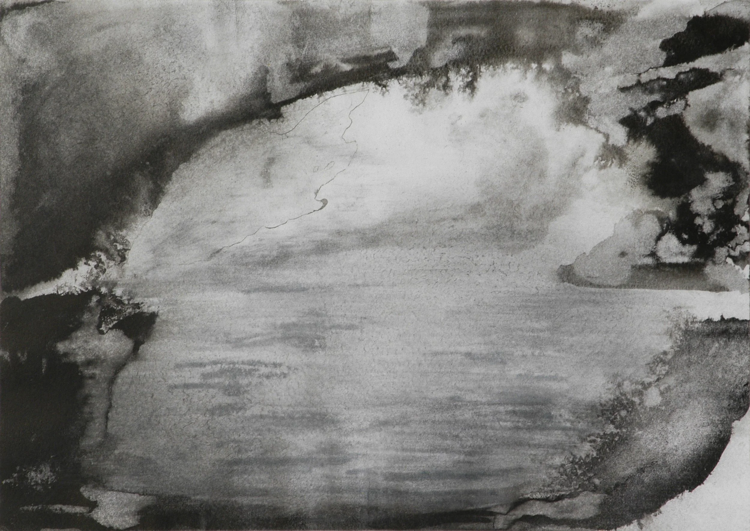  Vom Grauen und Güldenen (Of the Grey and the Golden), 2005 Series of 24 sheets, each 30 x 21 cm, Indian ink on paper 