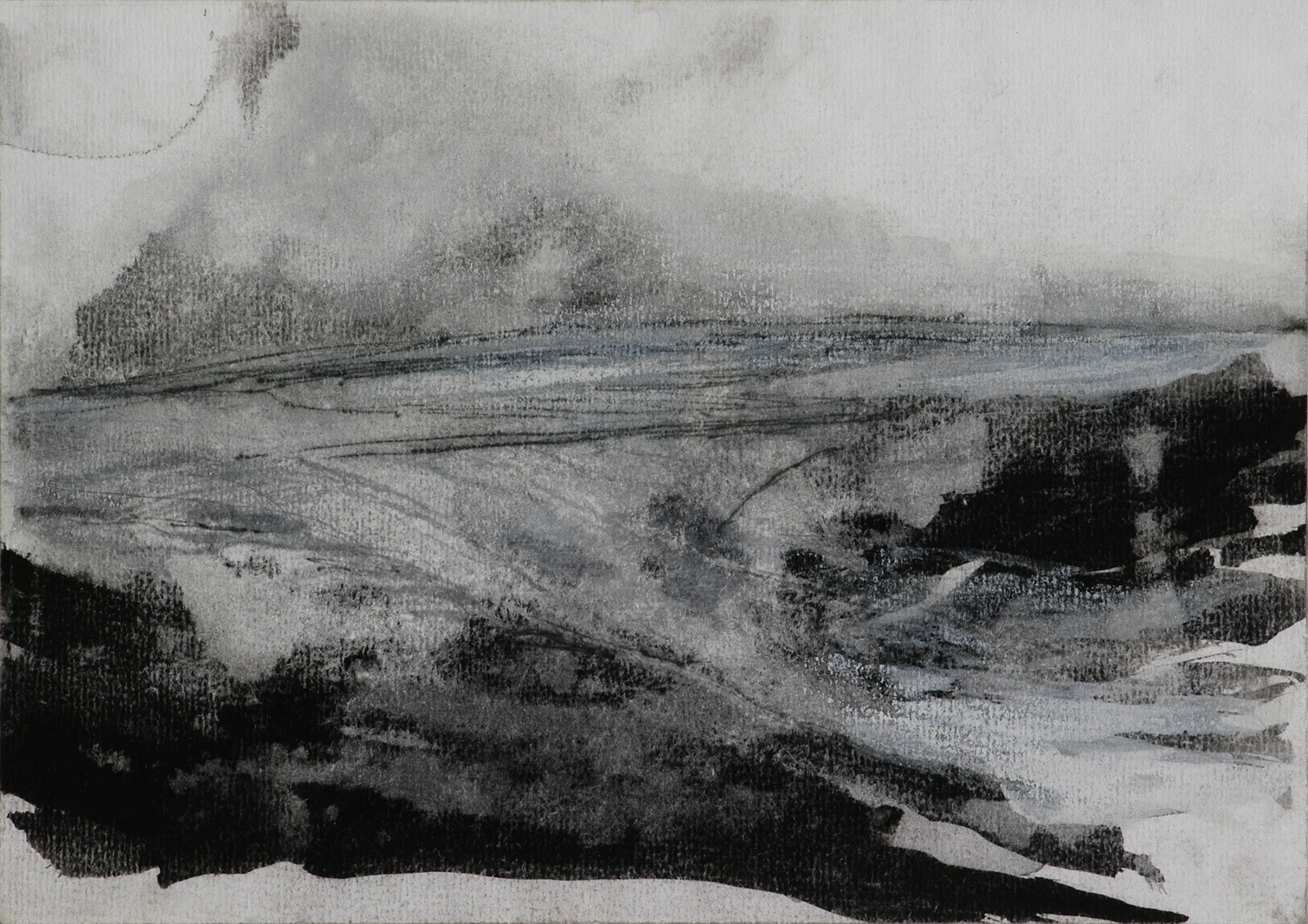  Vom Grauen und Güldenen (Of the Grey and the Golden), 2005 Series of 24 sheets, each 30 x 21 cm, Indian ink on handmade paper 