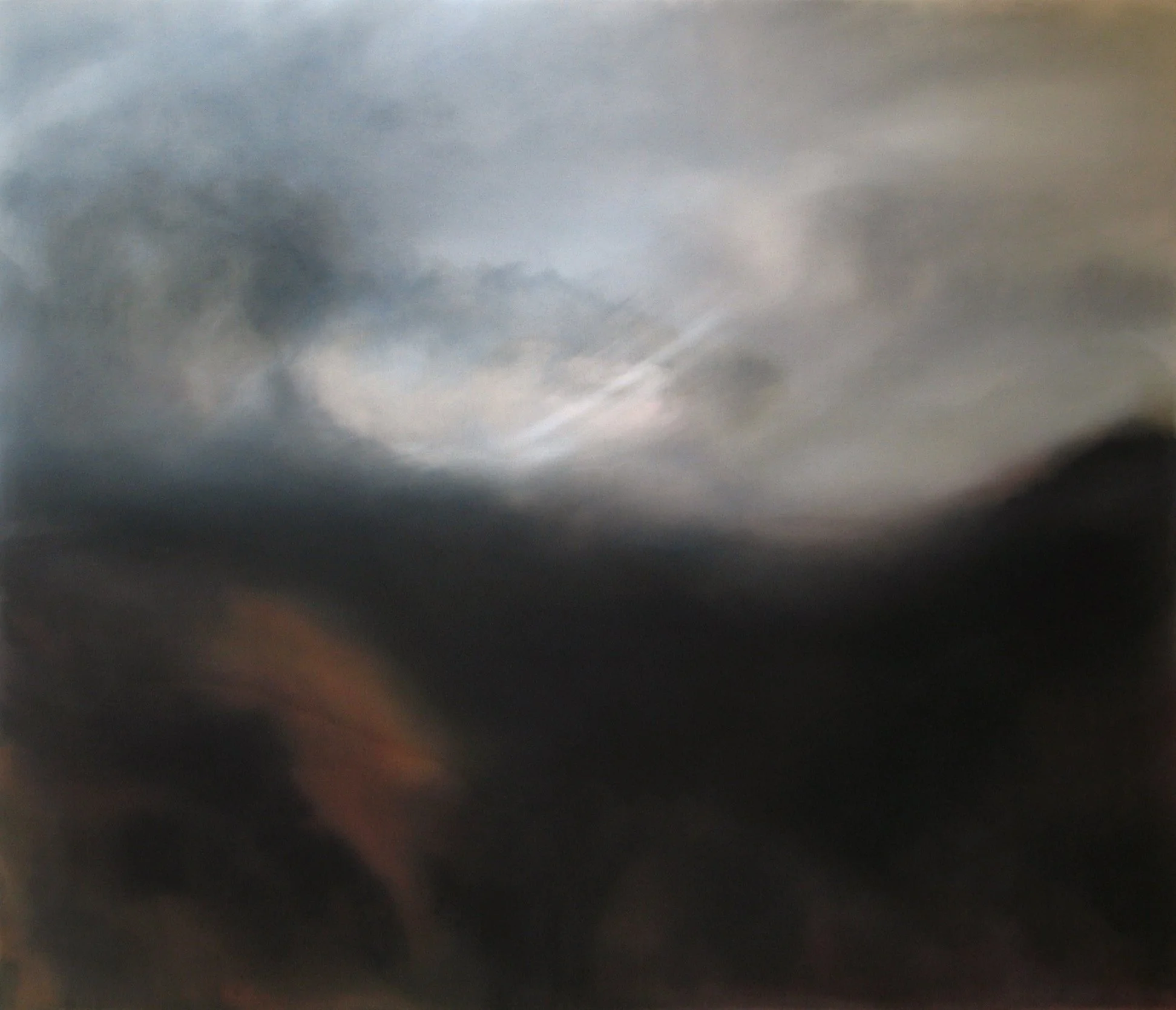  Apuk Silja, 2007 240 x 280 cm, Indian ink, unprimed canvas 