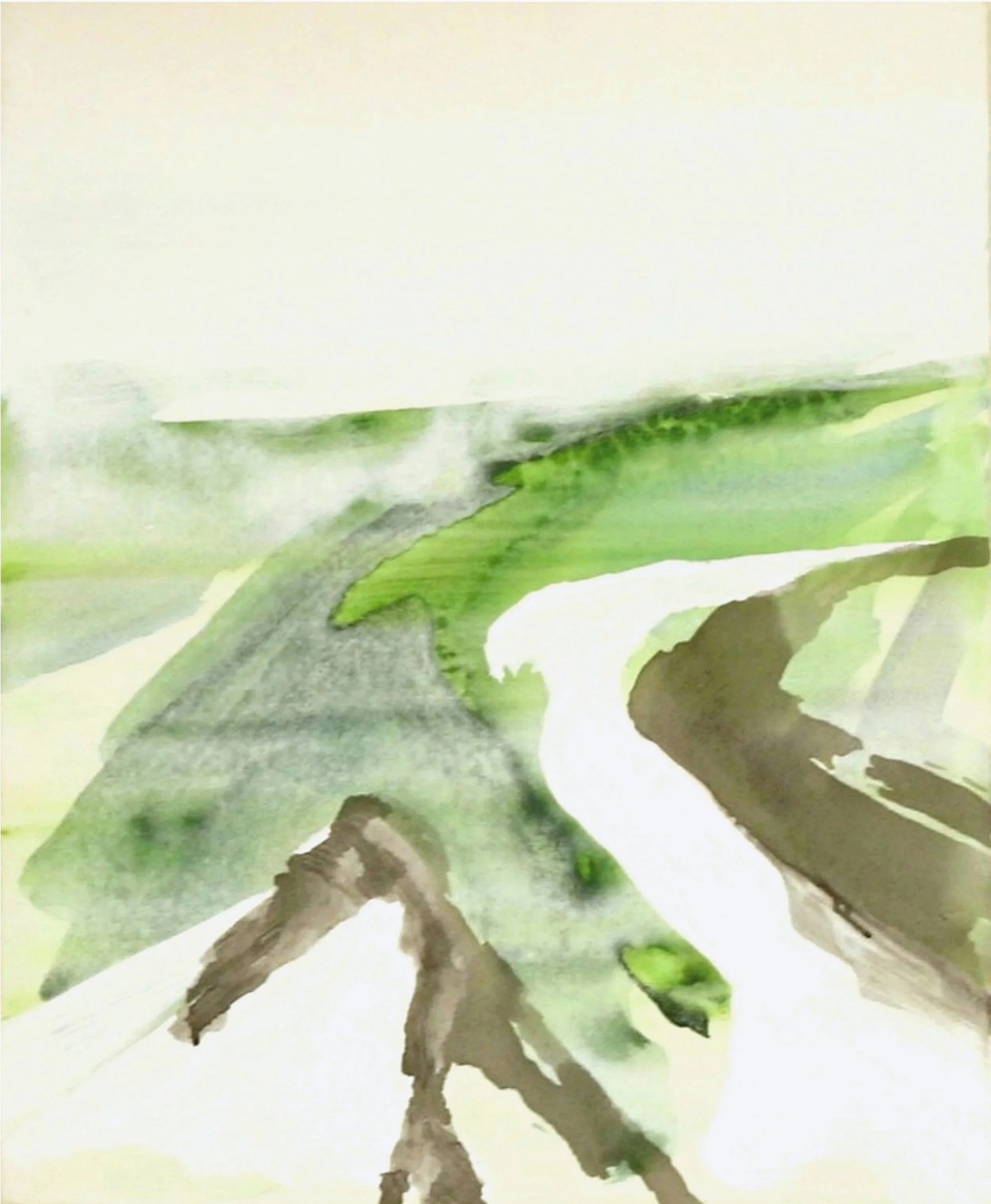  Neckarschleife, 2004 60 x 50 cm, acrylic on canvas 