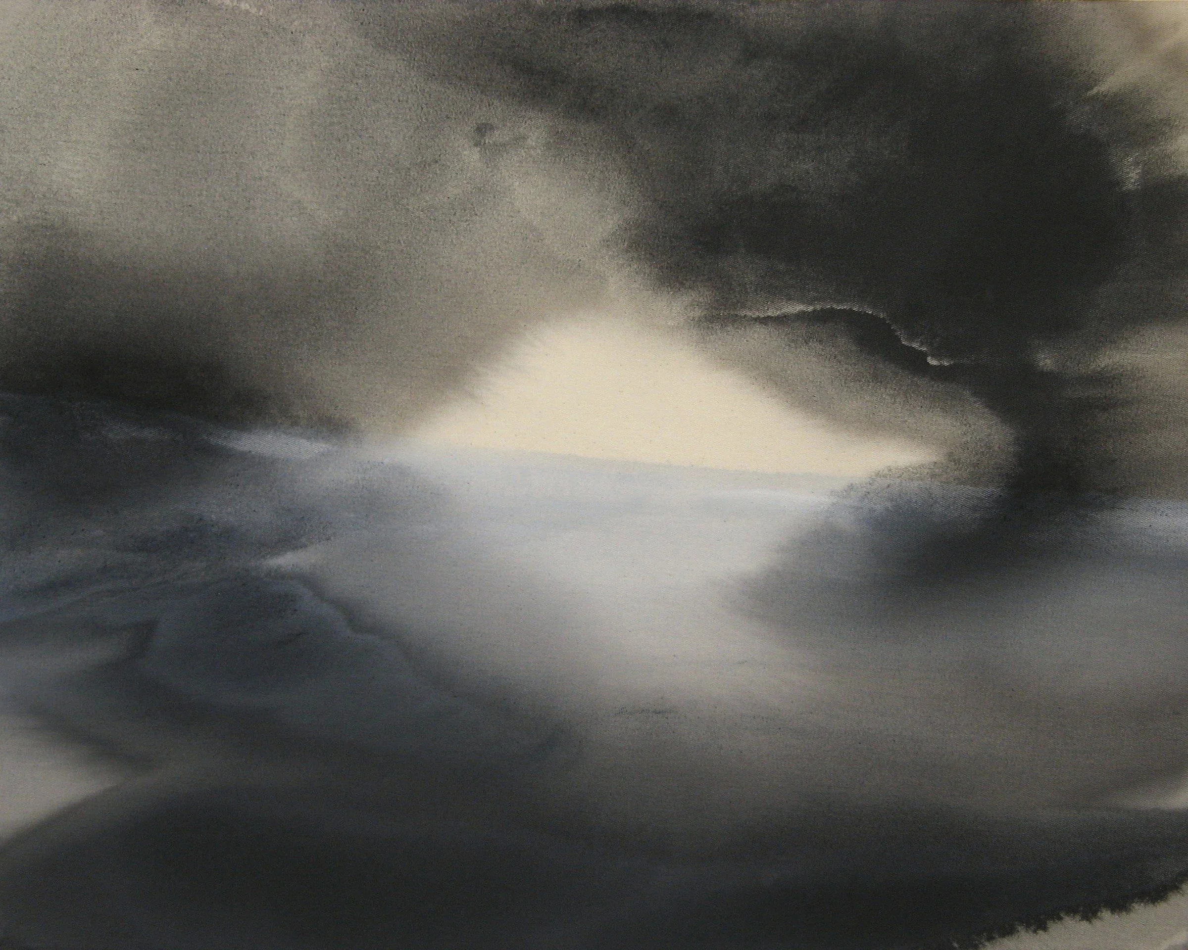  Reisetagebuch (itinerary), 2007 40 x 50 cm, Indian ink on canvas 