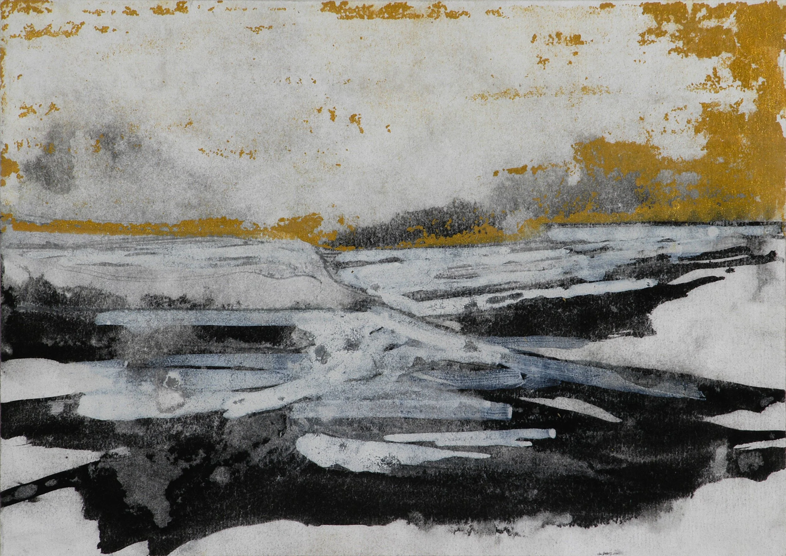  Vom Grauen und Güldenen (Of the Grey and the Golden), 2005 Series of 24 sheets, each 30 x 21 cm, Indian ink on handmade paper 