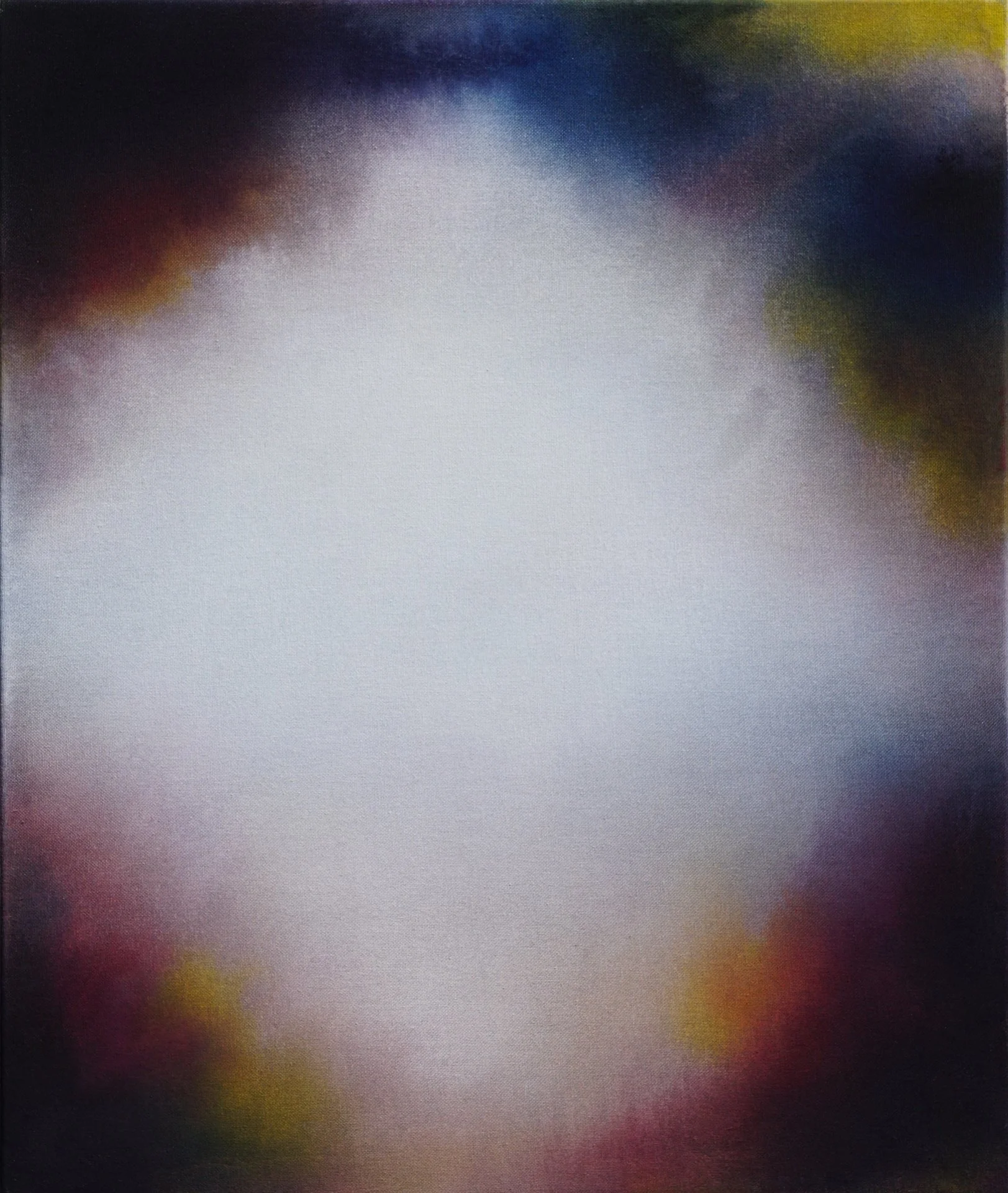 Dome Painting (Kythera themes), 2019/2023 60 x 50 cm, Indian ink, unprimed canvas