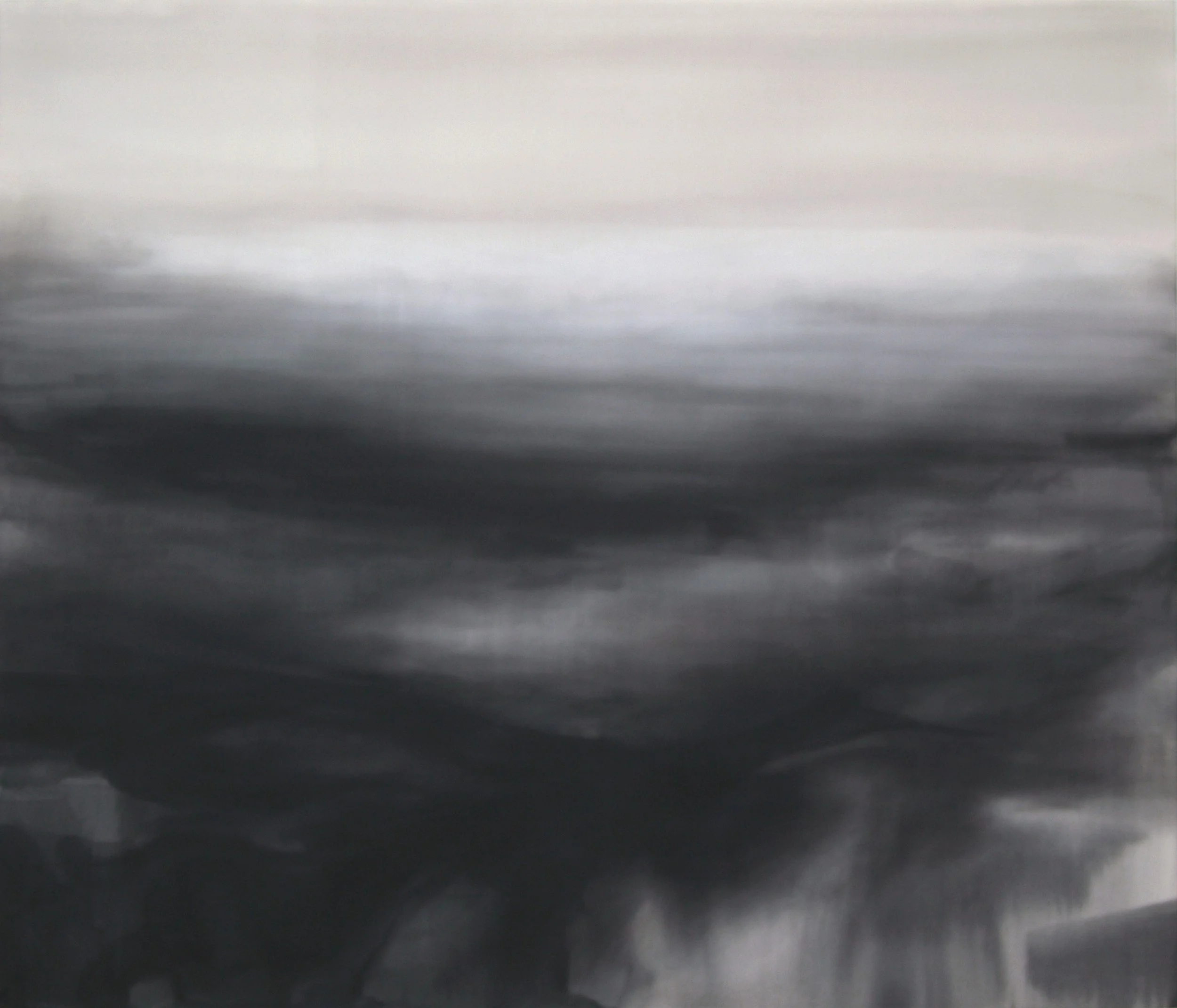  Pathiria Pangäa, 2006 180 x 210 cm, Indian ink, unprimed canvas (overpainted 2013) 