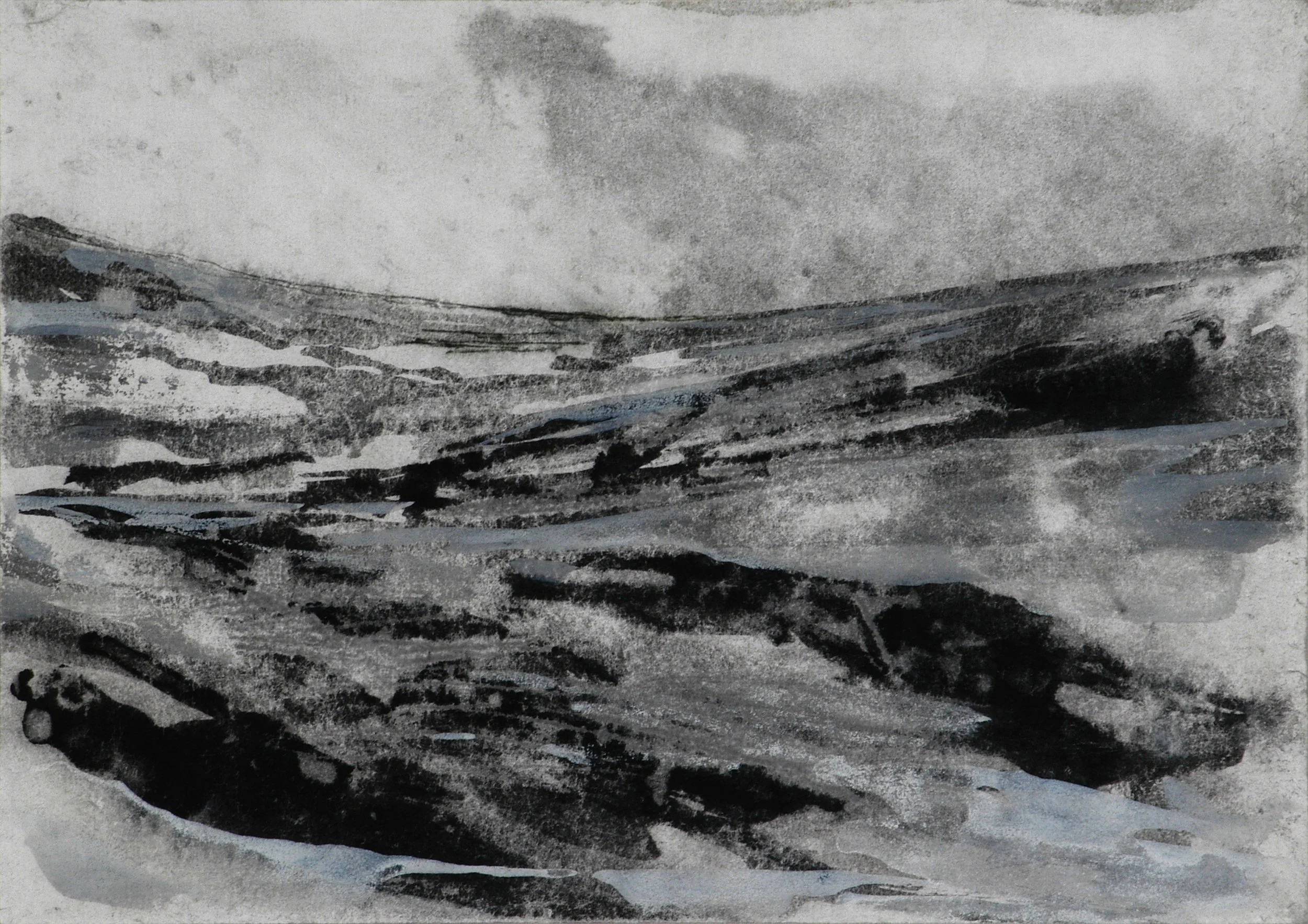  Vom Grauen und Güldenen (Of the Grey and the Golden), 2005 Series of 24 sheets, each 30 x 21 cm, Indian ink on handmade paper 