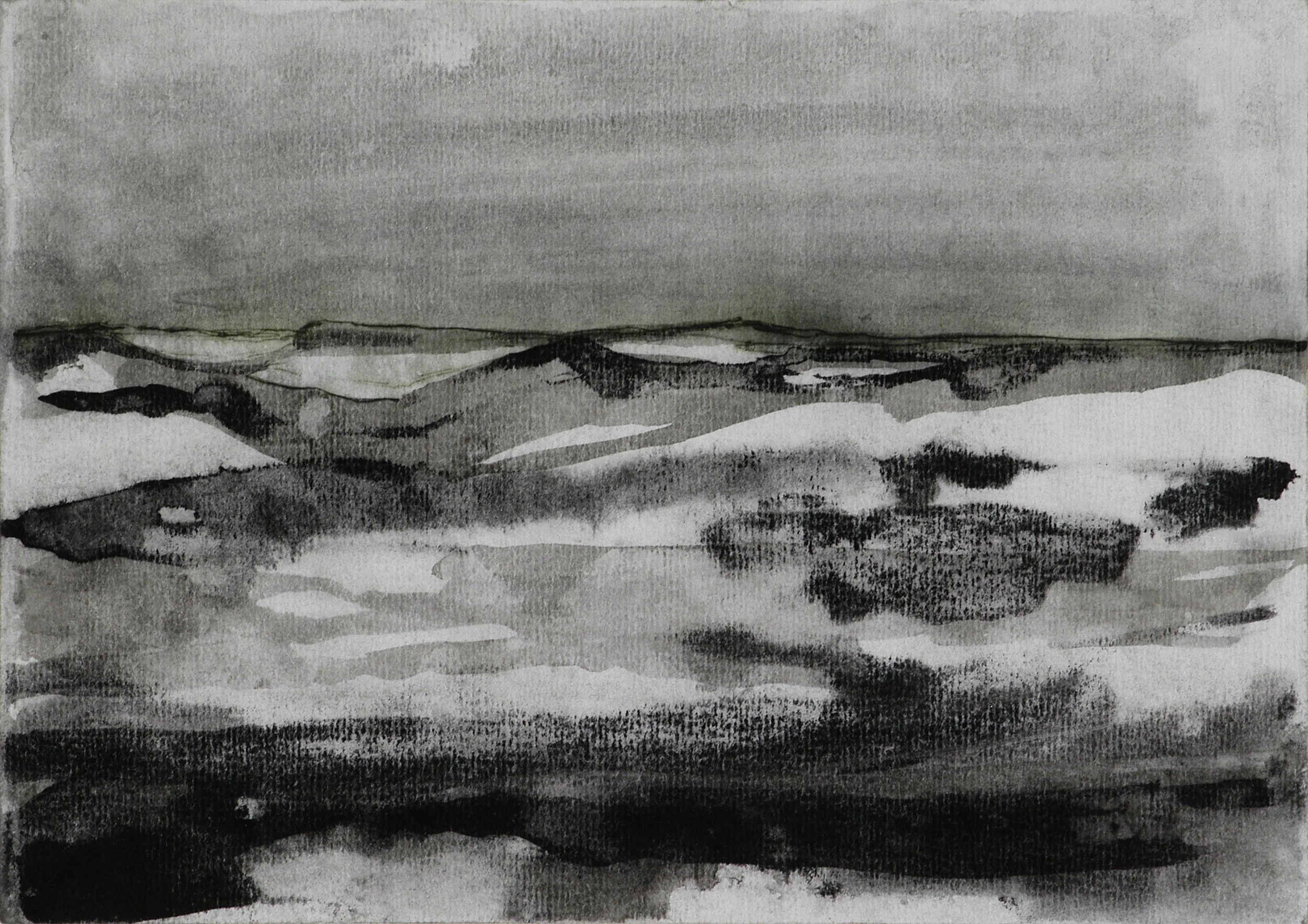  Vom Grauen und Güldenen (Of the Grey and the Golden), 2005 Series of 24 sheets, each 30 x 21 cm, Indian ink on handmade paper 