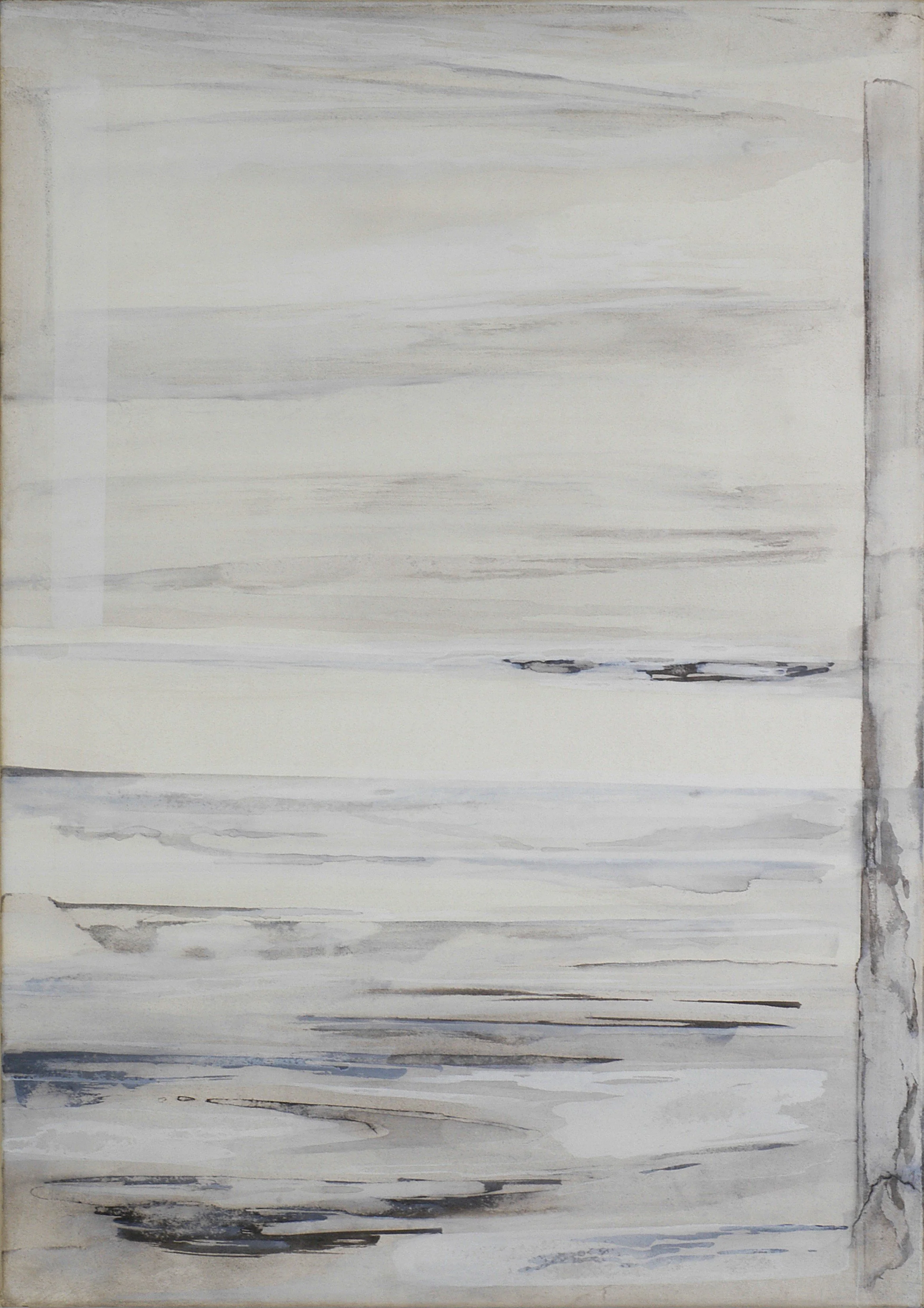  MaitTai, 2004/2007 70 x 50 cm, Indian ink on paper, mounted on canvas (Sliced into 8 parts in 2007) 
