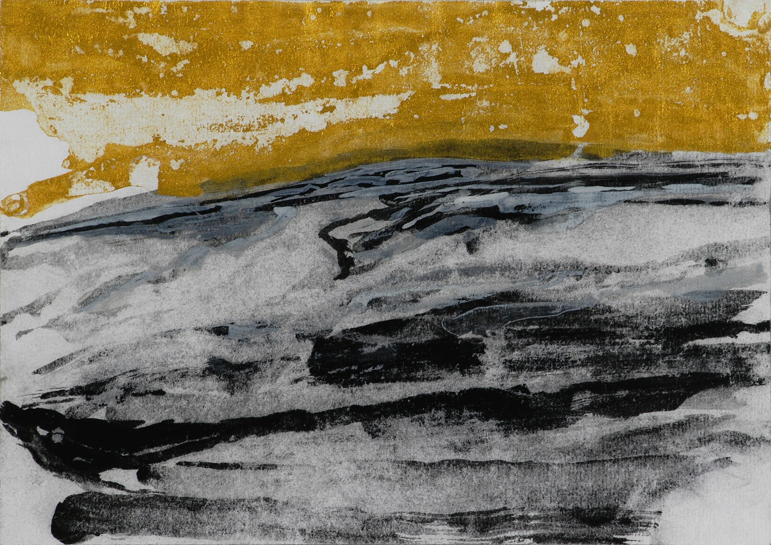  Vom Grauen und Güldenen (Of the Grey and the Golden), 2005 Series of 24 sheets, each 30 x 21 cm, Indian ink on handmade paper 