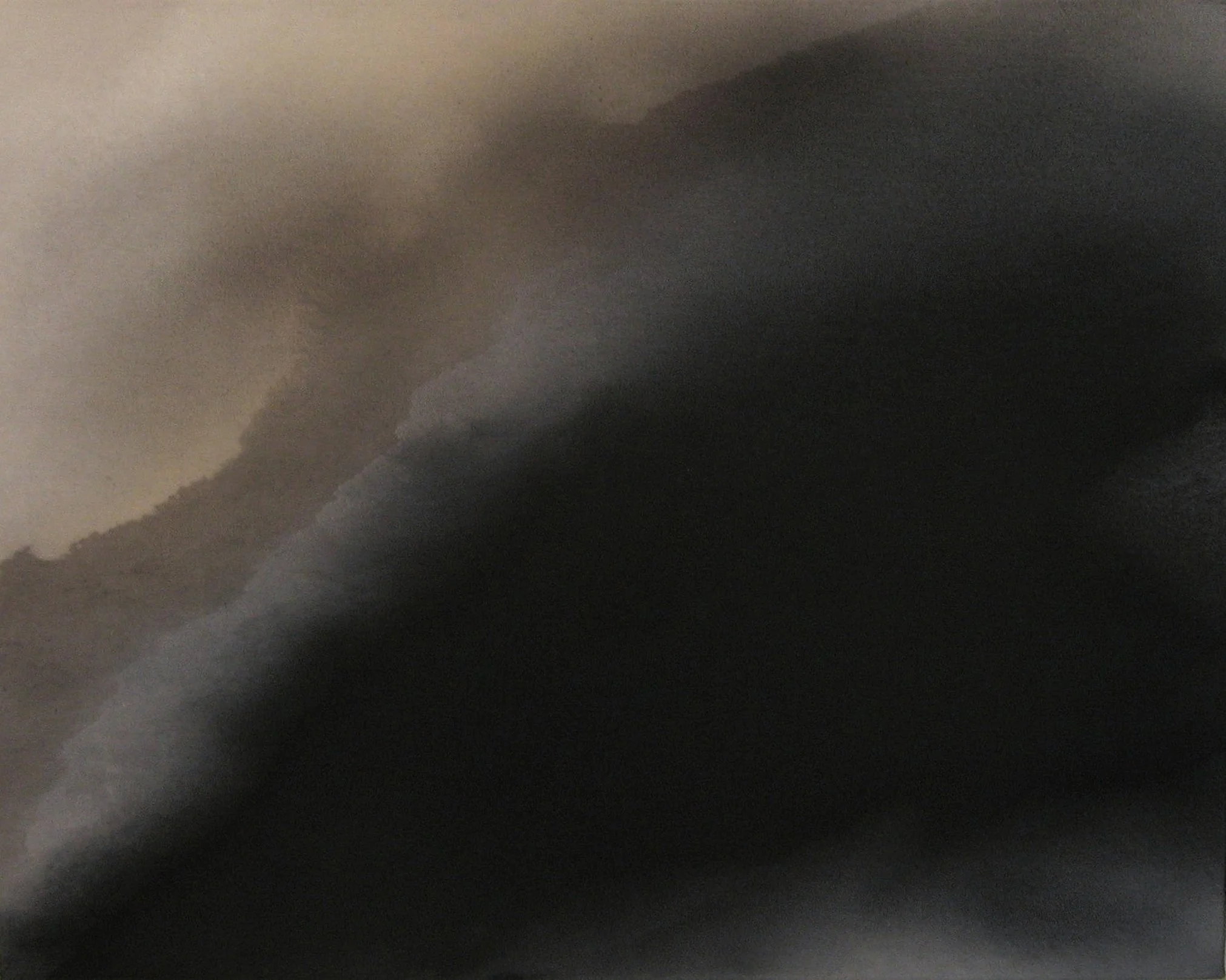  Reisetagebuch (itinerary), 2007 40 x 50 cm, Indian ink on canvas 