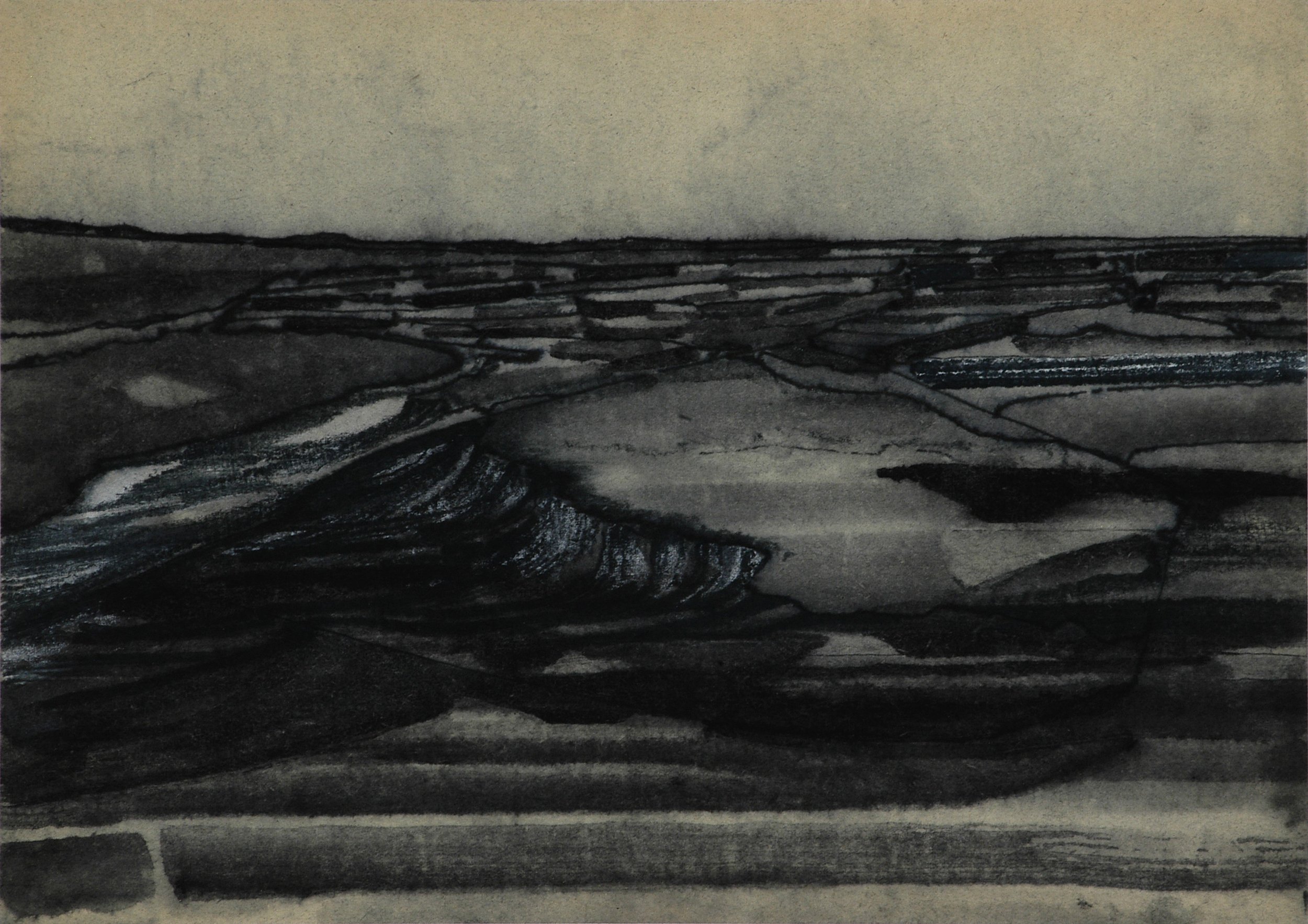  Vom Grauen und Güldenen (Of the Grey and the Golden), 2005 Series of 24 sheets, each 30 x 21 cm, Indian ink on unbleeched paper 