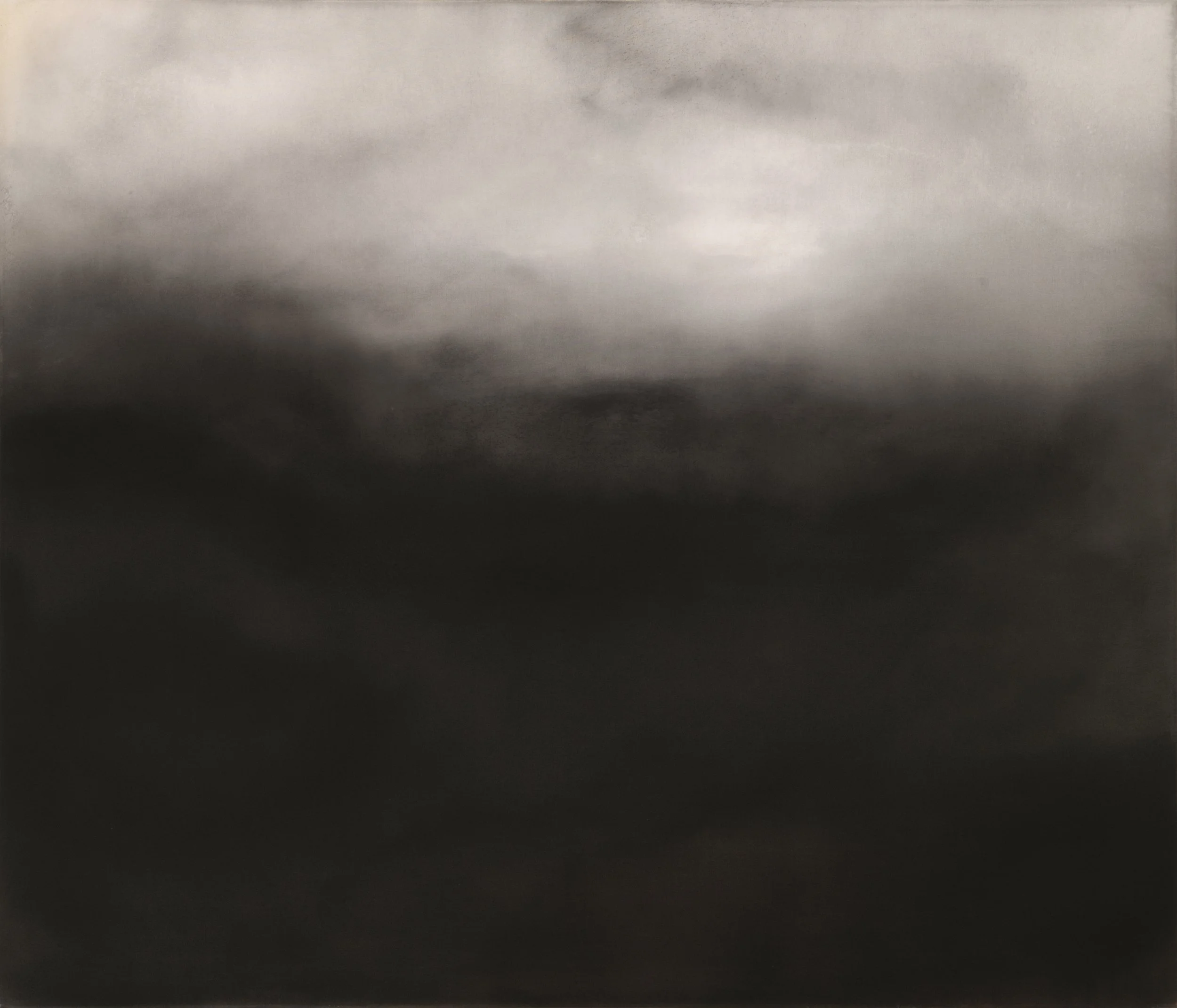 Black Book, 2007 180 x 210 cm, Indian ink, unprimed canvas 
