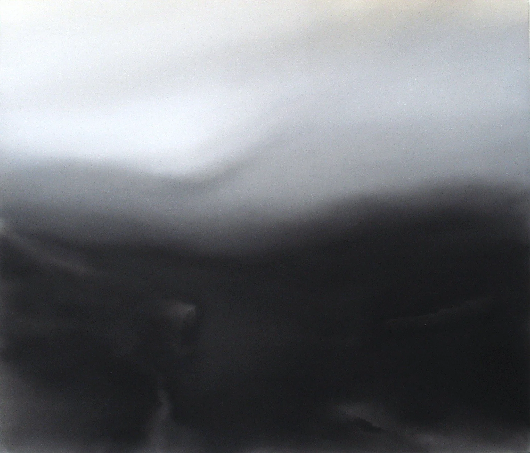  Nybilon, 2007 180 x 210 cm, Indian ink, unprimed canvas 