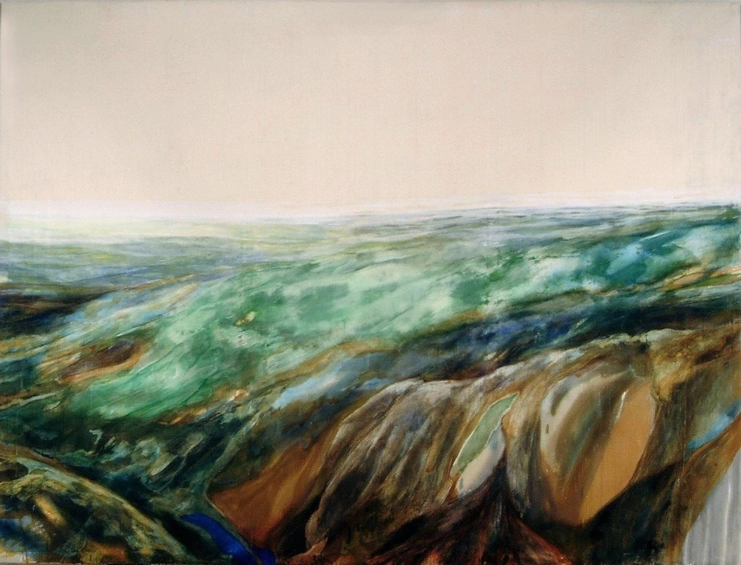  Ohne Himmel (Without Sky), 2002 300 x 400 cm, oil, pigment & emulsion paint on canvas 