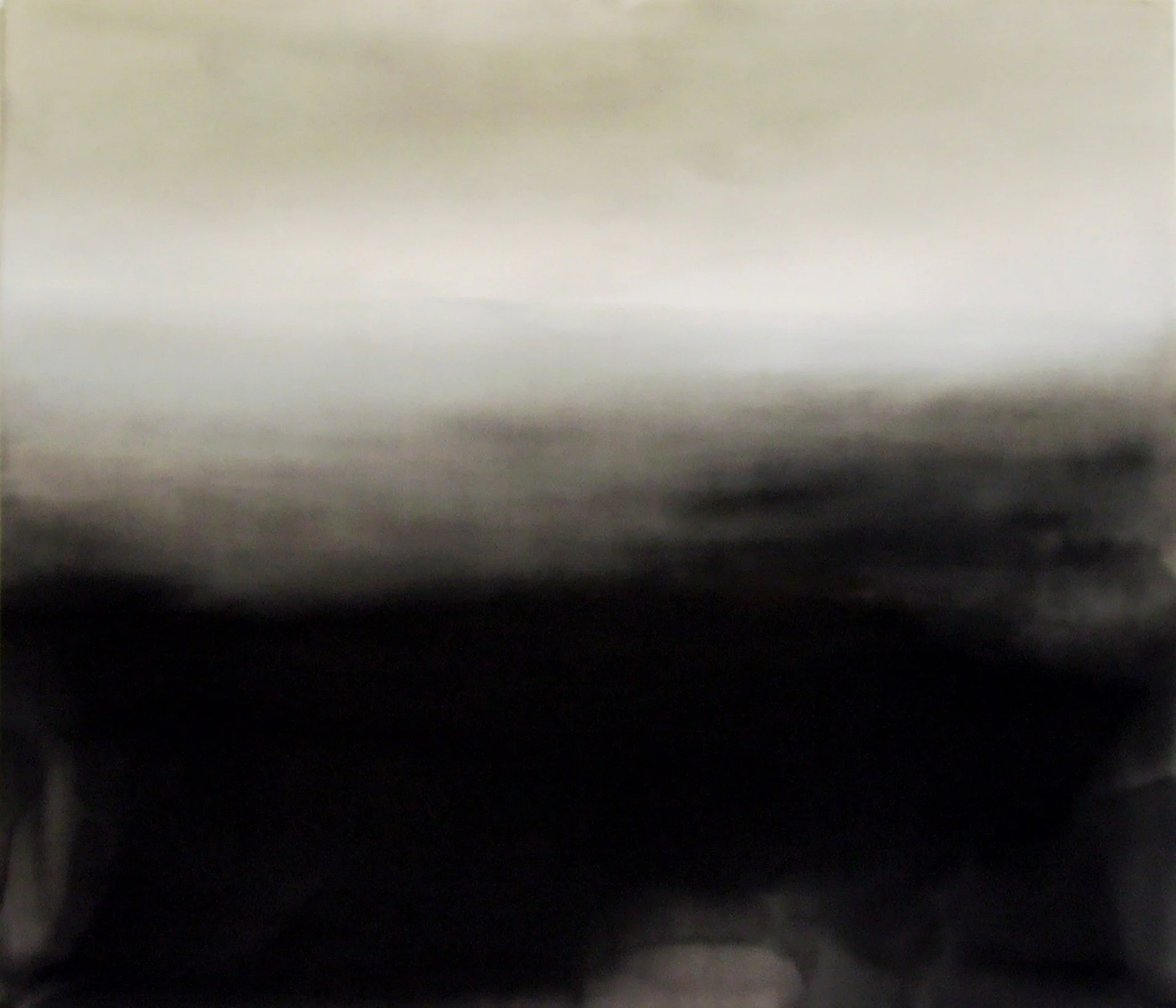  Prigaion, 2006 180 x 210 cm, Indian ink, unprimed canvas (overpainted 2016) 
