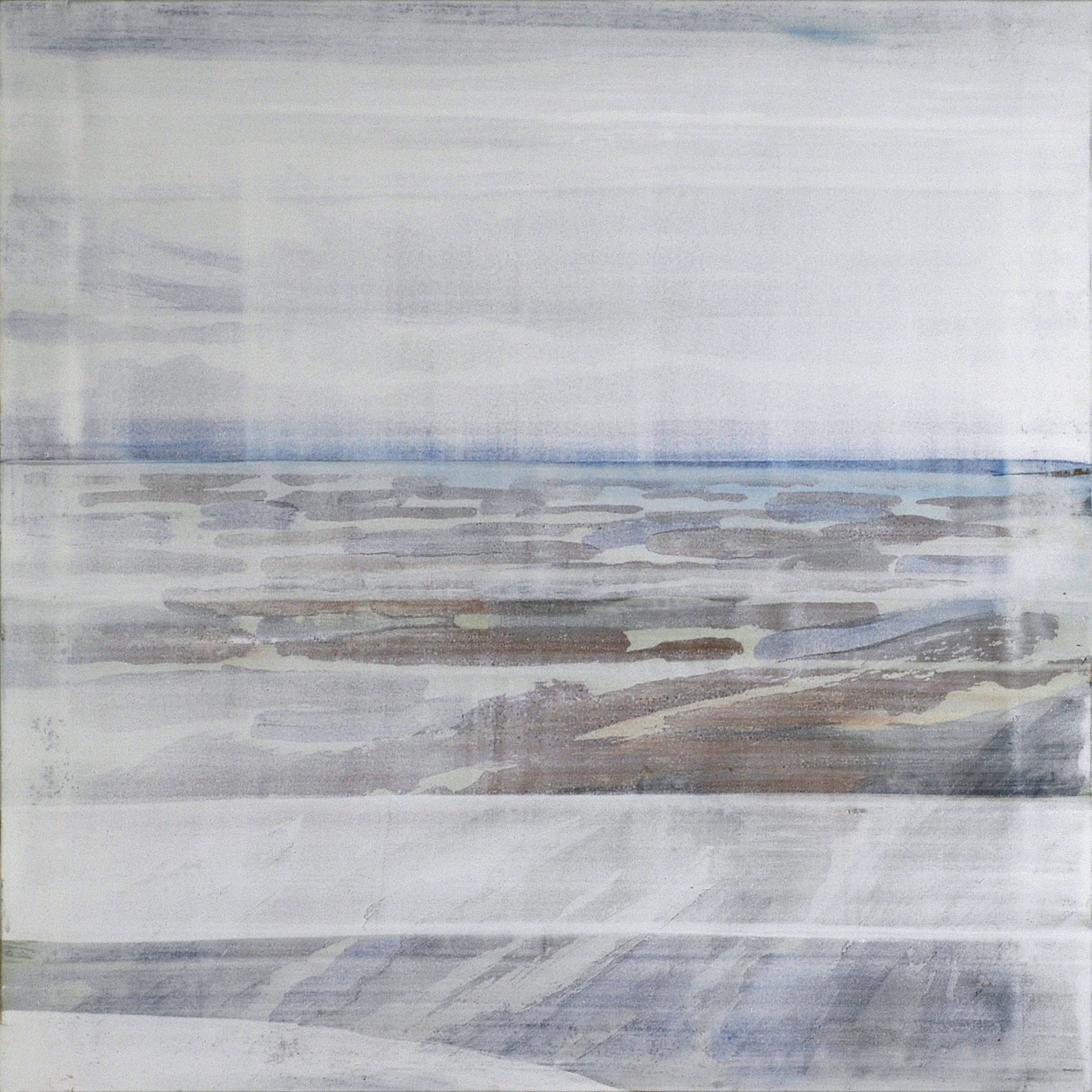  Seestück II (Seascape, square), 2004 90 x 90 cm, acrylic on canvas 