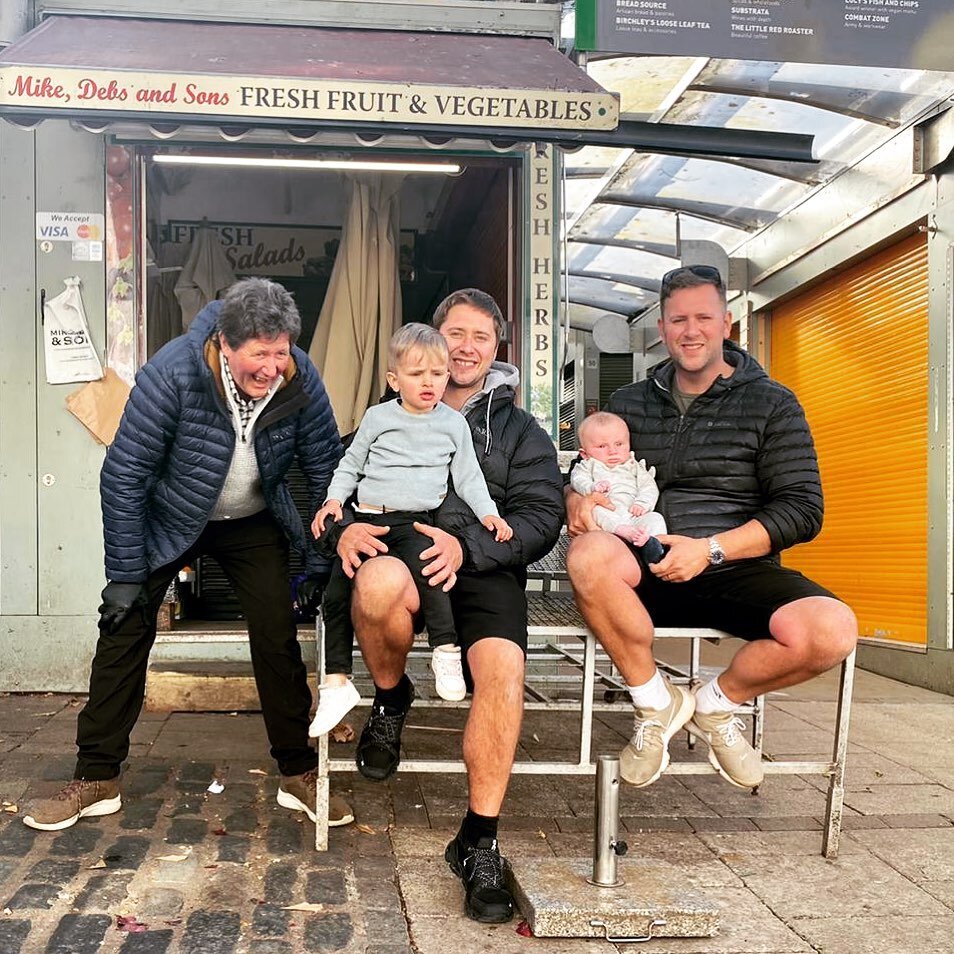 Here&rsquo;s to the next 50 years of Mike, Debs and sons. #3rdGeneration #MarketBoys #FamilyBusiness #Family #Greengrocers #mikedebsandsons #Norwich #Market #Norwichmarket