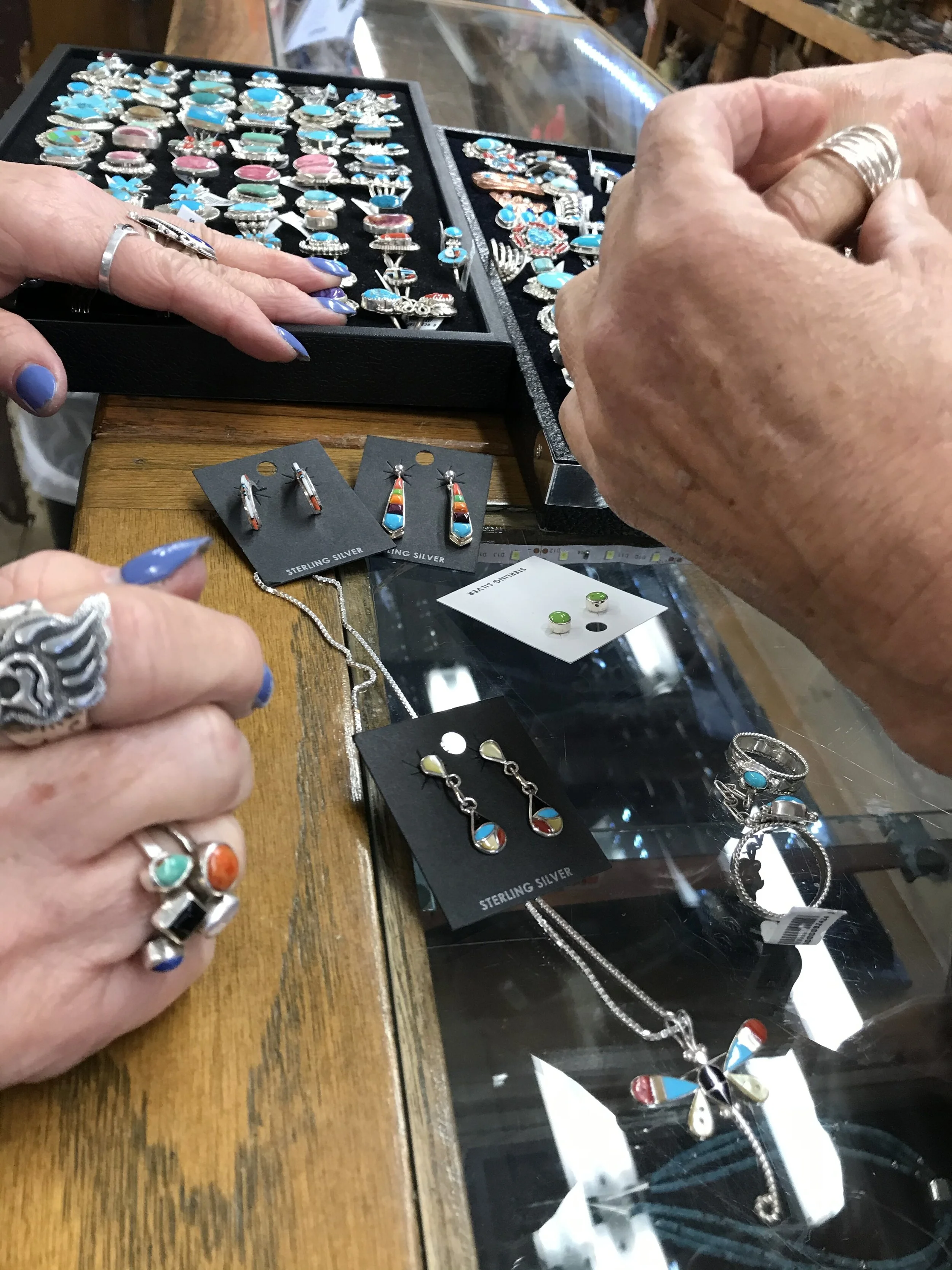 Jewelry on Display at a a Bowlin Store Location