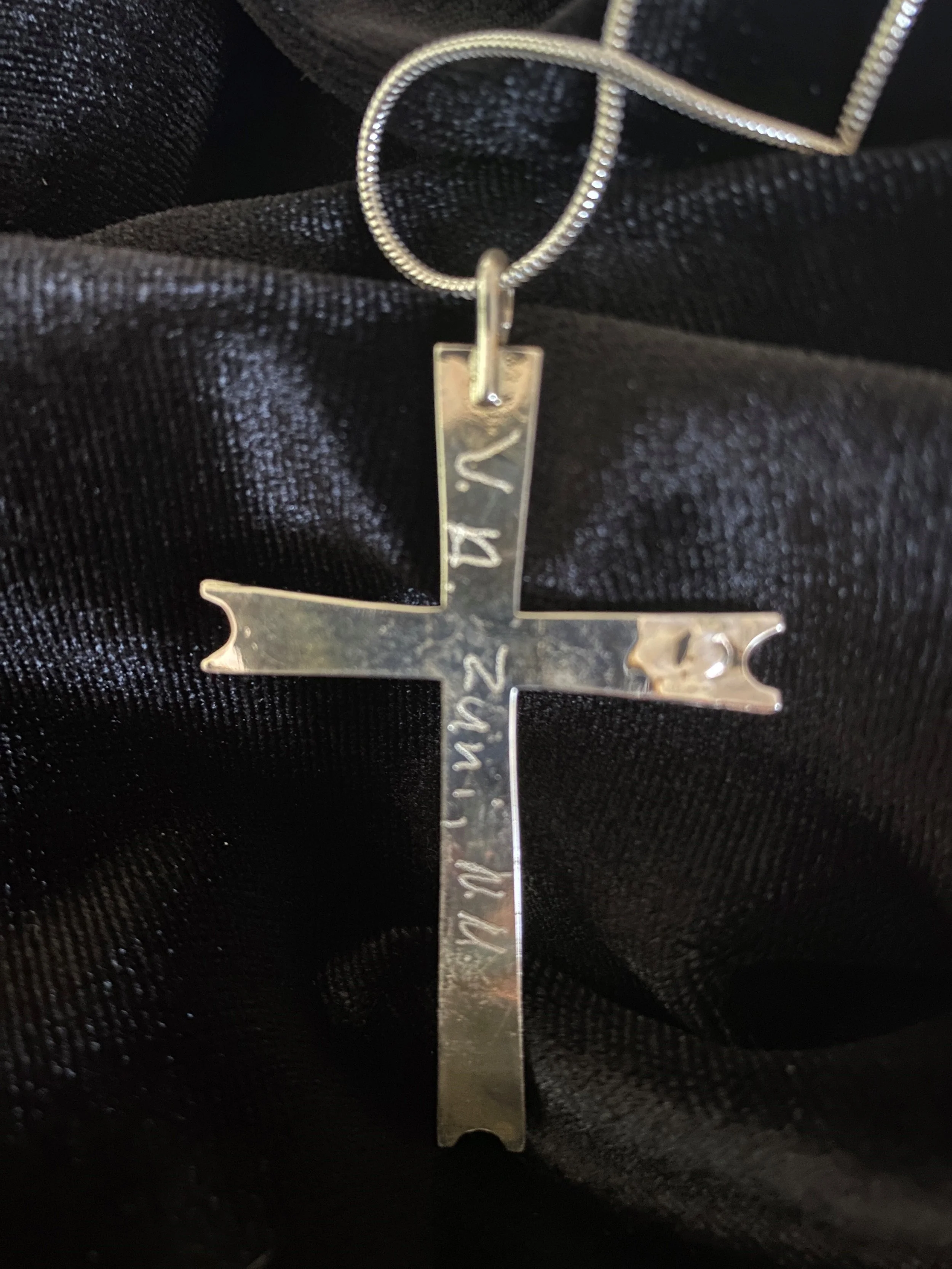 Handcrafted Turquoise Cross — Bowlin Travel Centers, Inc.