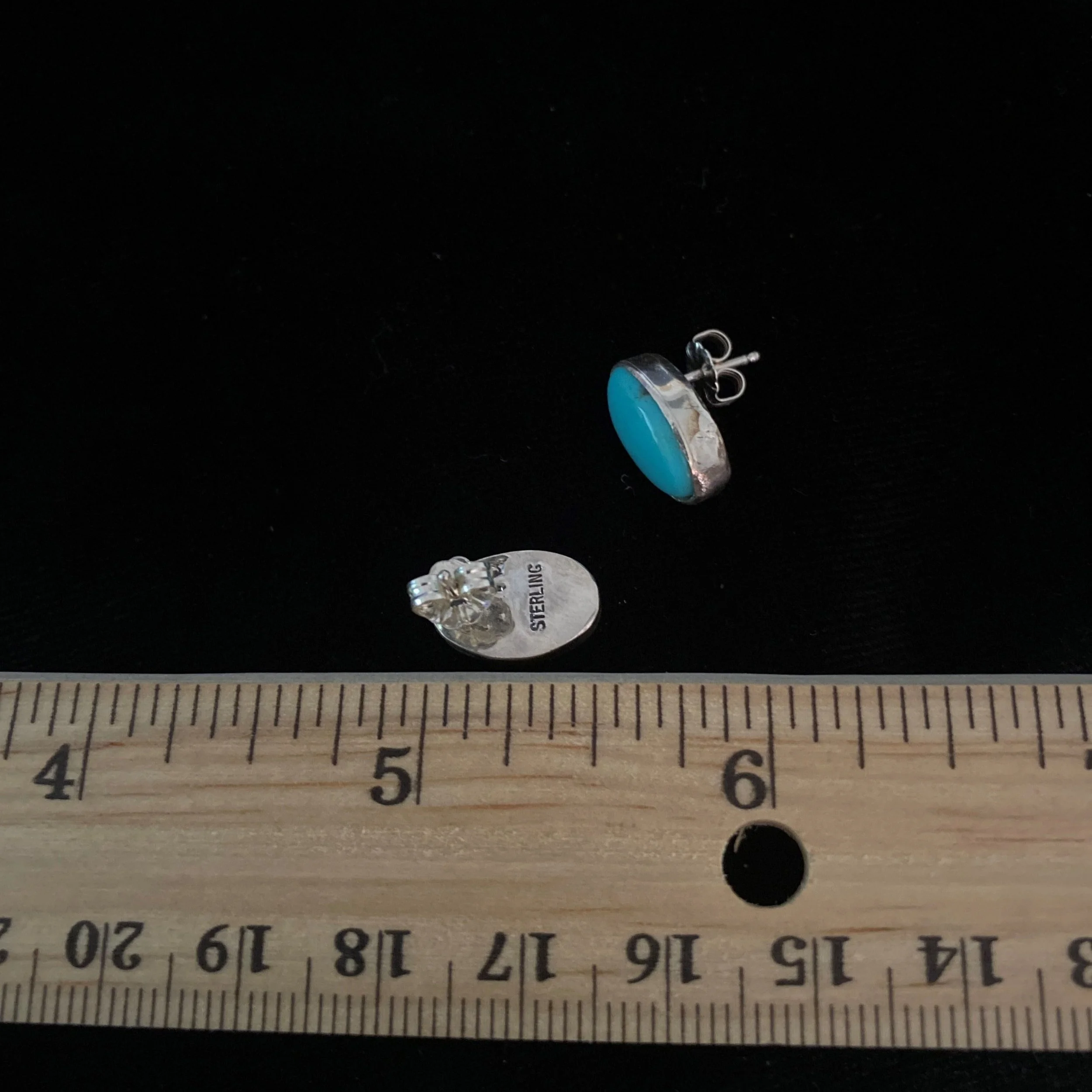 Turquoise Post Earrings