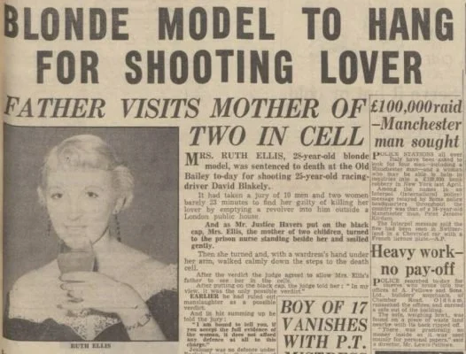 The Last Woman Hanged in Britain: Ruth Ellis and the Crime That Changed a Nation