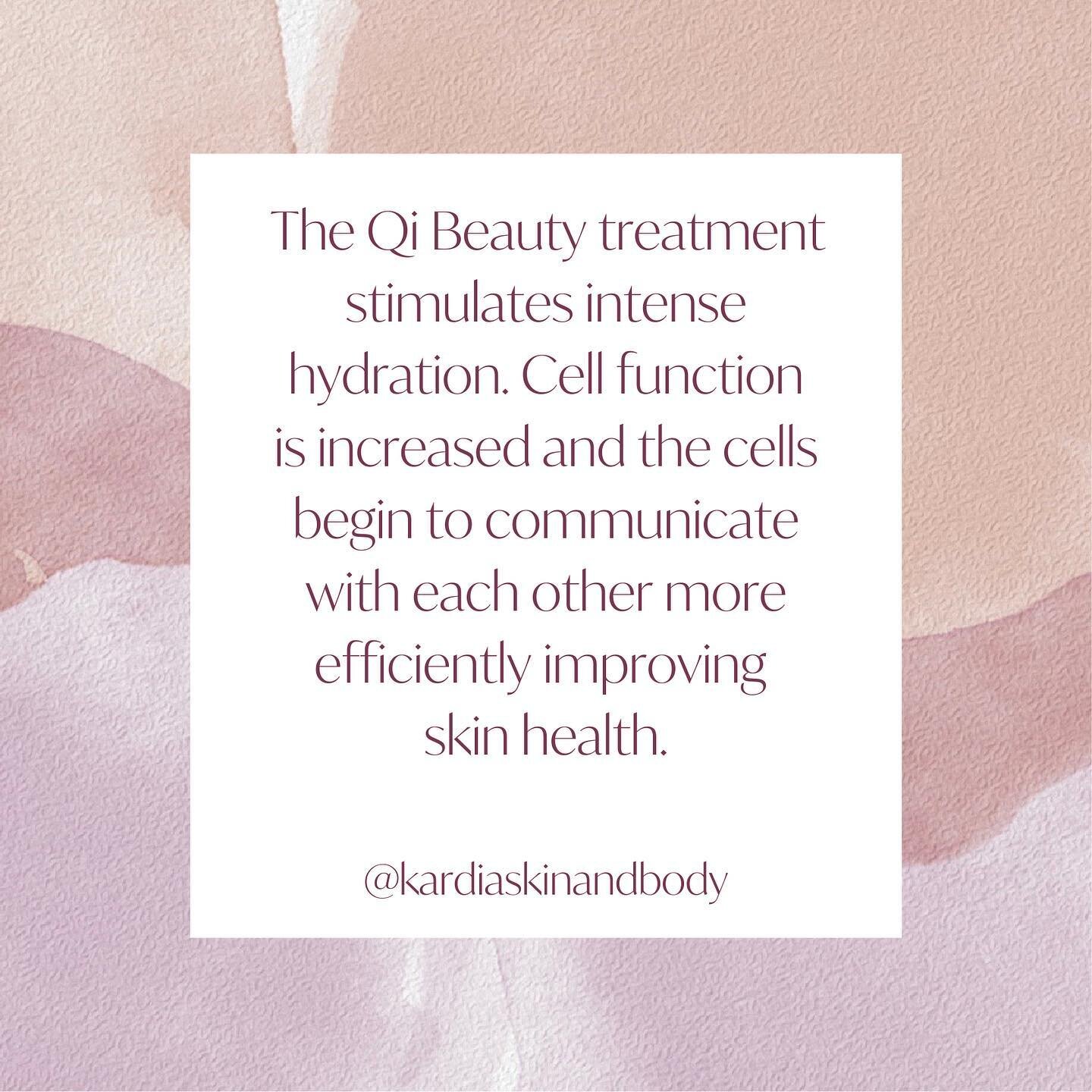 Qi Beauty is a very unique treatment as it incorporates Traditional Chinese Medicine, Static Magnetic Fields, Quantum Aesthetics &amp; a deep understanding of what each individual skin requires.

Sometimes I look at the skin brightening and rising be