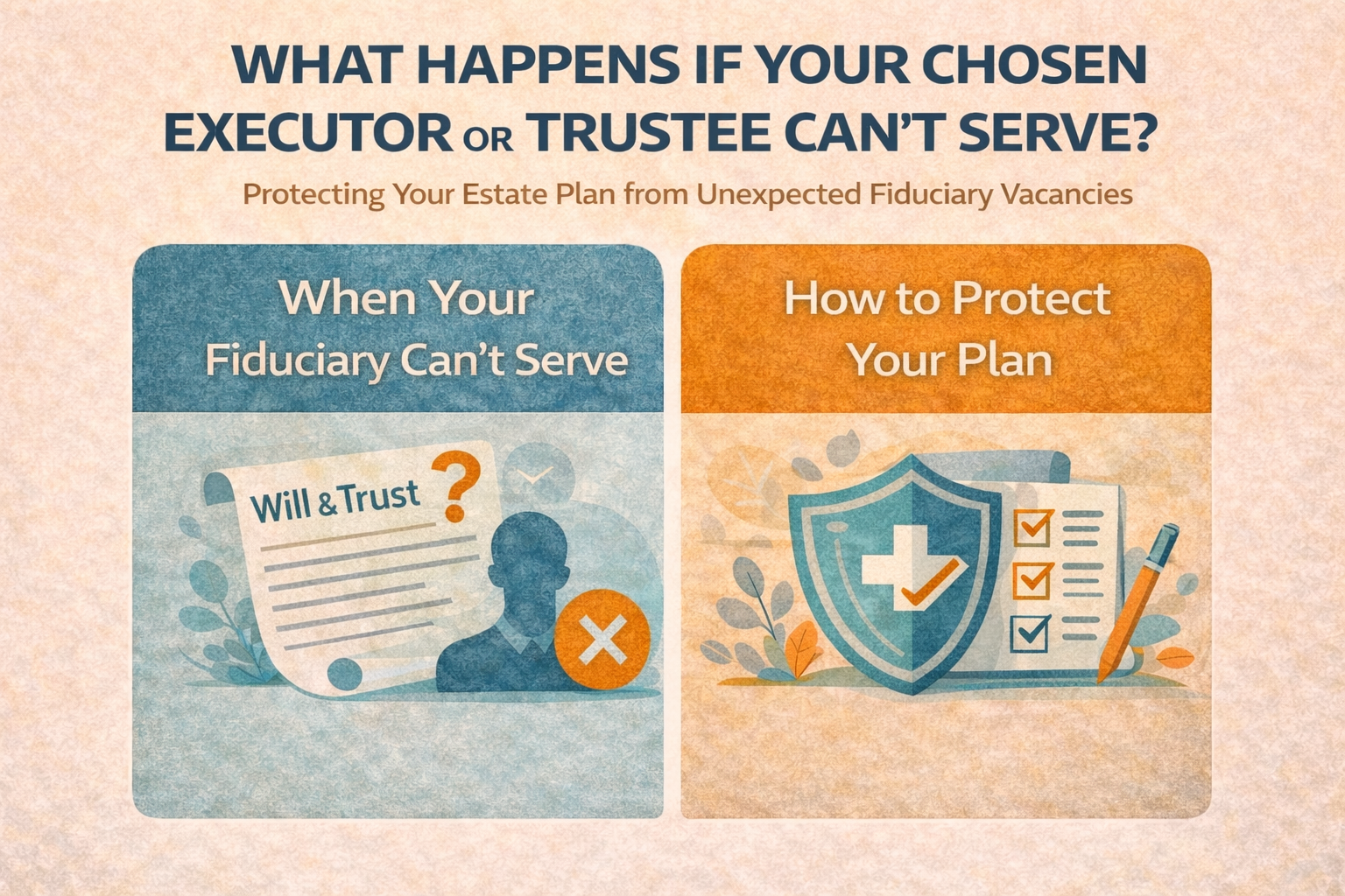 What Happens If Your Chosen Executor or Trustee Can’t Serve?