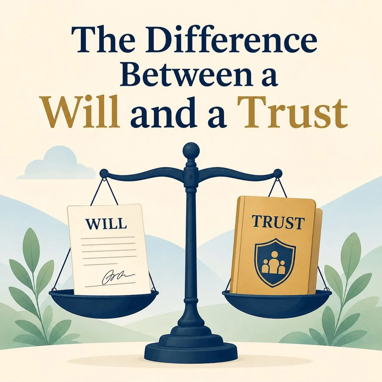 The Difference Between a Will and a Trust
