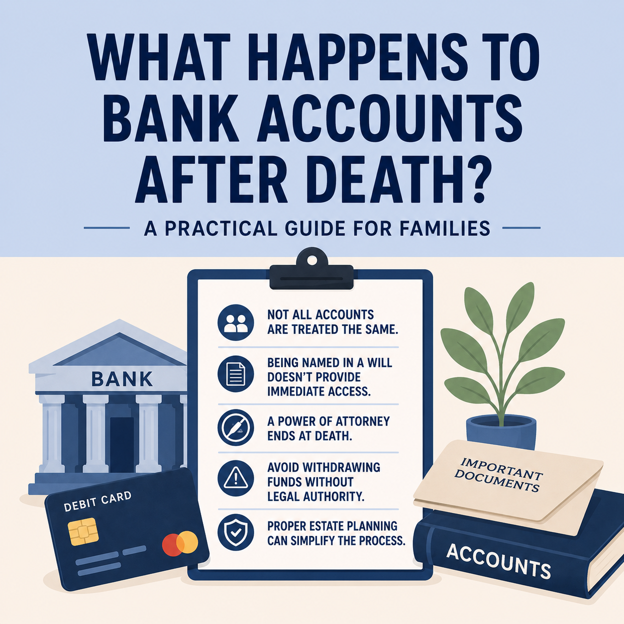 What Happens to Bank Accounts After Death? A Guide for Families