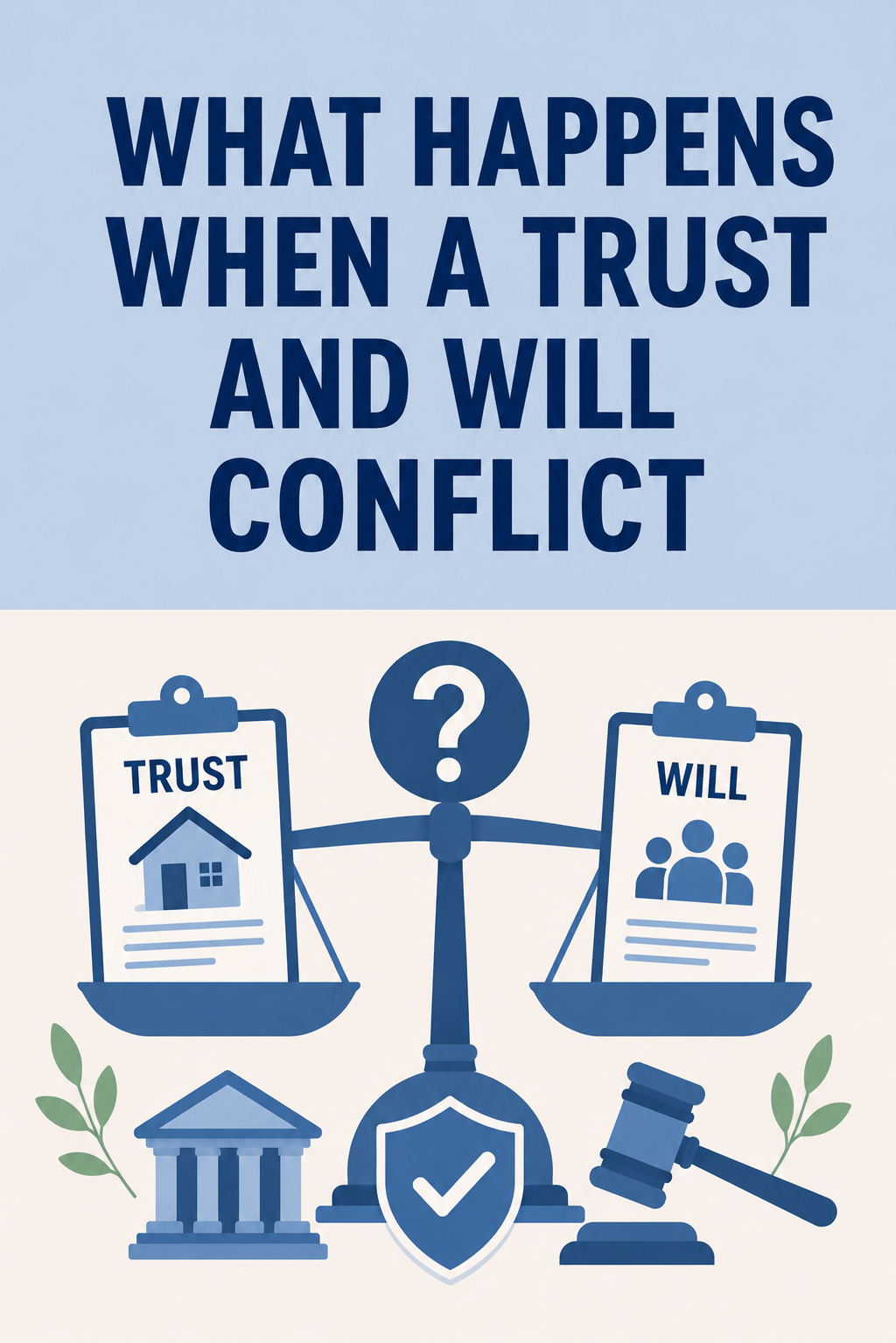What Happens When a Trust and Will Conflict 