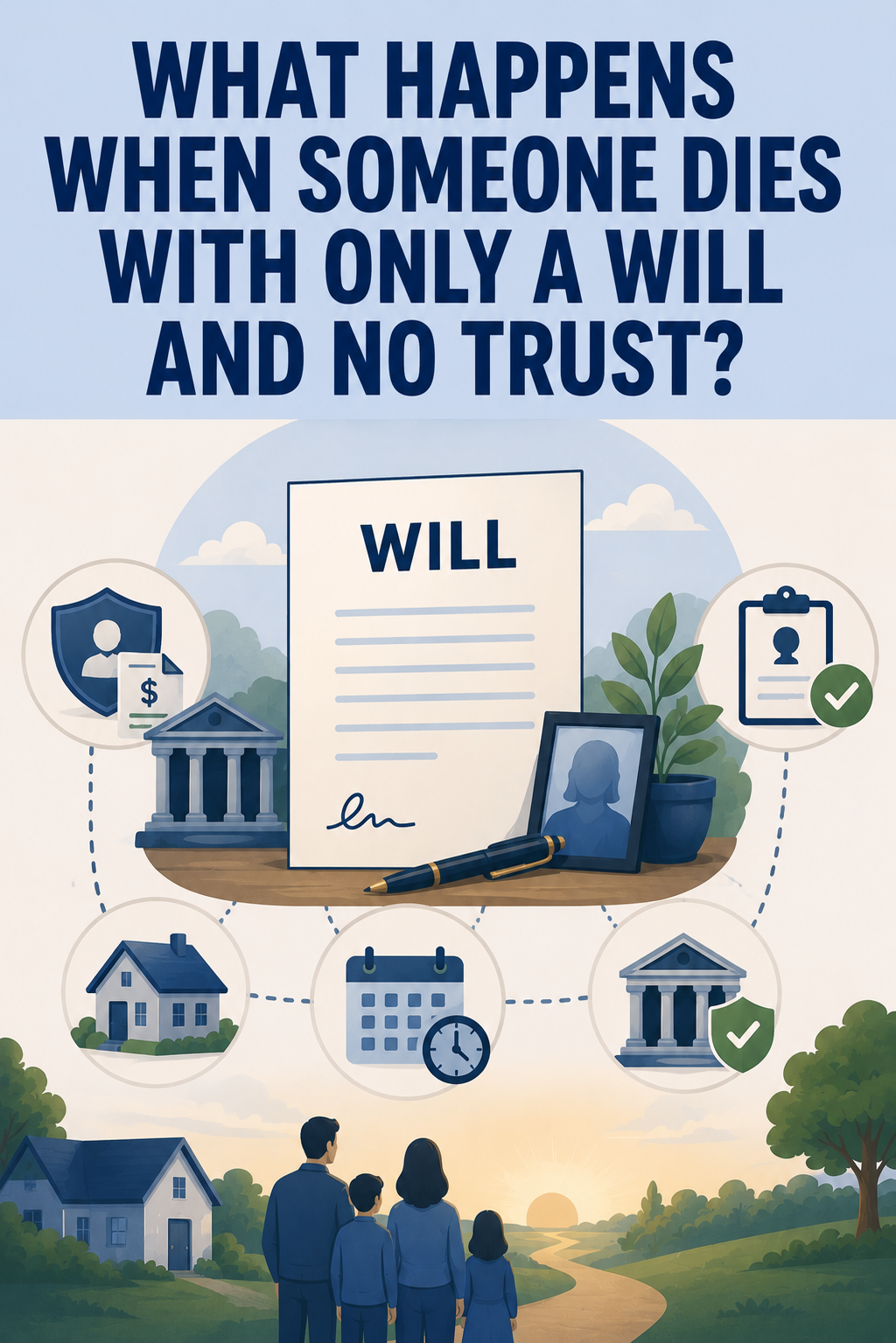 What Happens When Someone Dies With Only a Will and No Trust