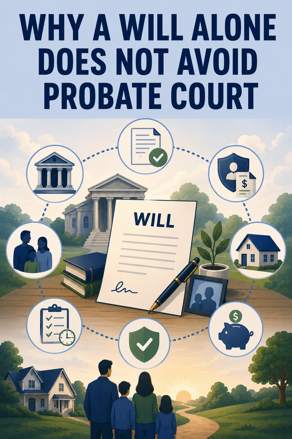 Why a Will Alone Does Not Avoid Probate Court