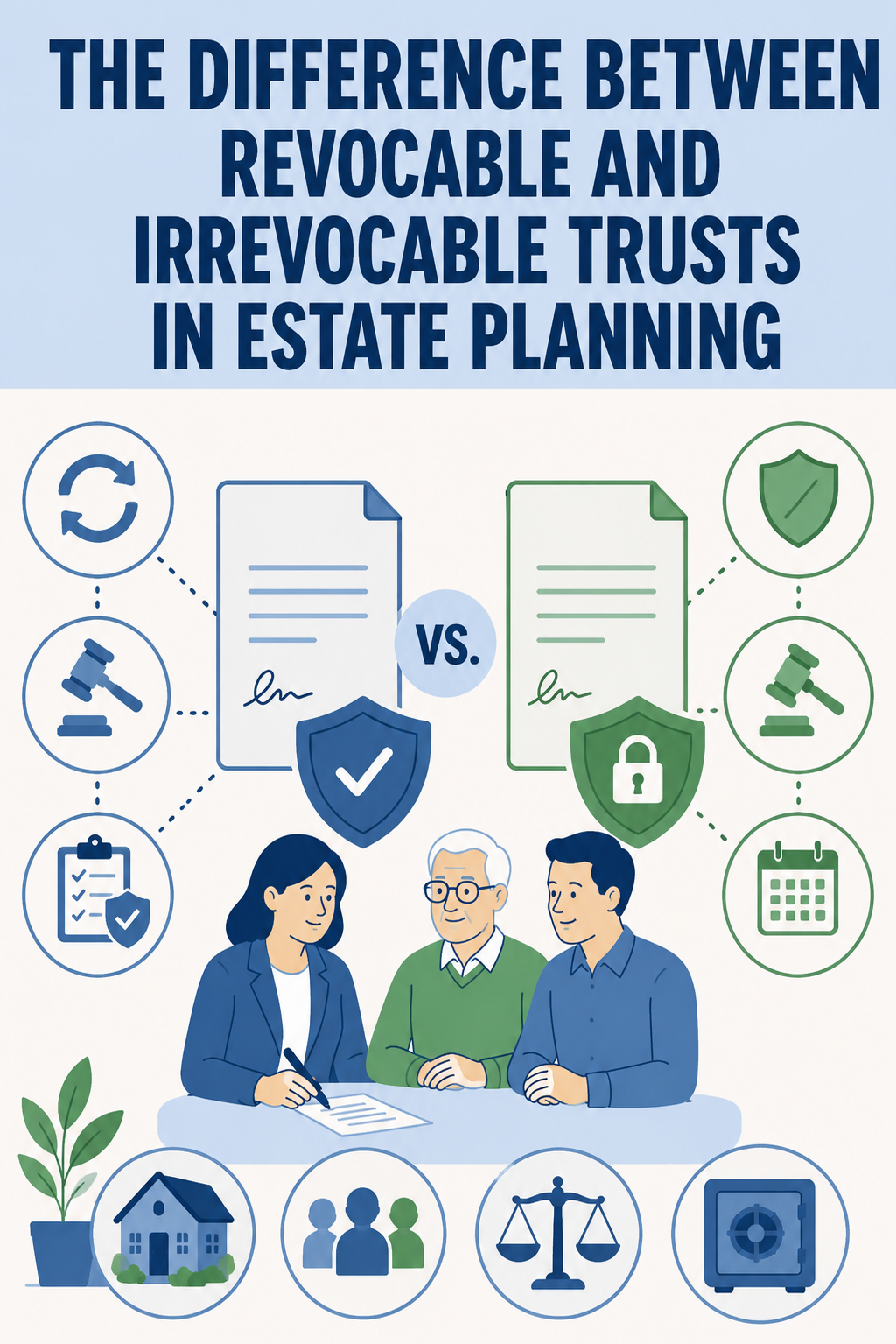 The Difference Between Revocable and Irrevocable Trusts in Estate Planning