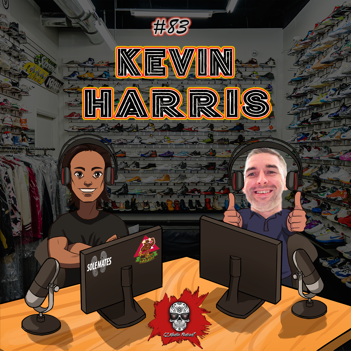 #83, Kevin Harris, sneaker fan/serial killer survivor episode artwork