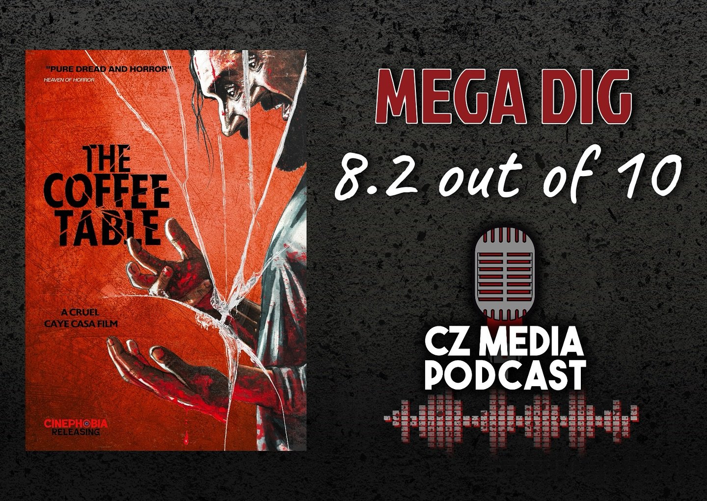 &ldquo;The Coffee Table&rdquo; &ndash; Mega Dig 8.2/10
Even knowing a bit of what was coming didn&rsquo;t take away from the suspense&mdash;this film builds anxiety like it&rsquo;s an art form.

My first thought after watching: &ldquo;What kind of ca