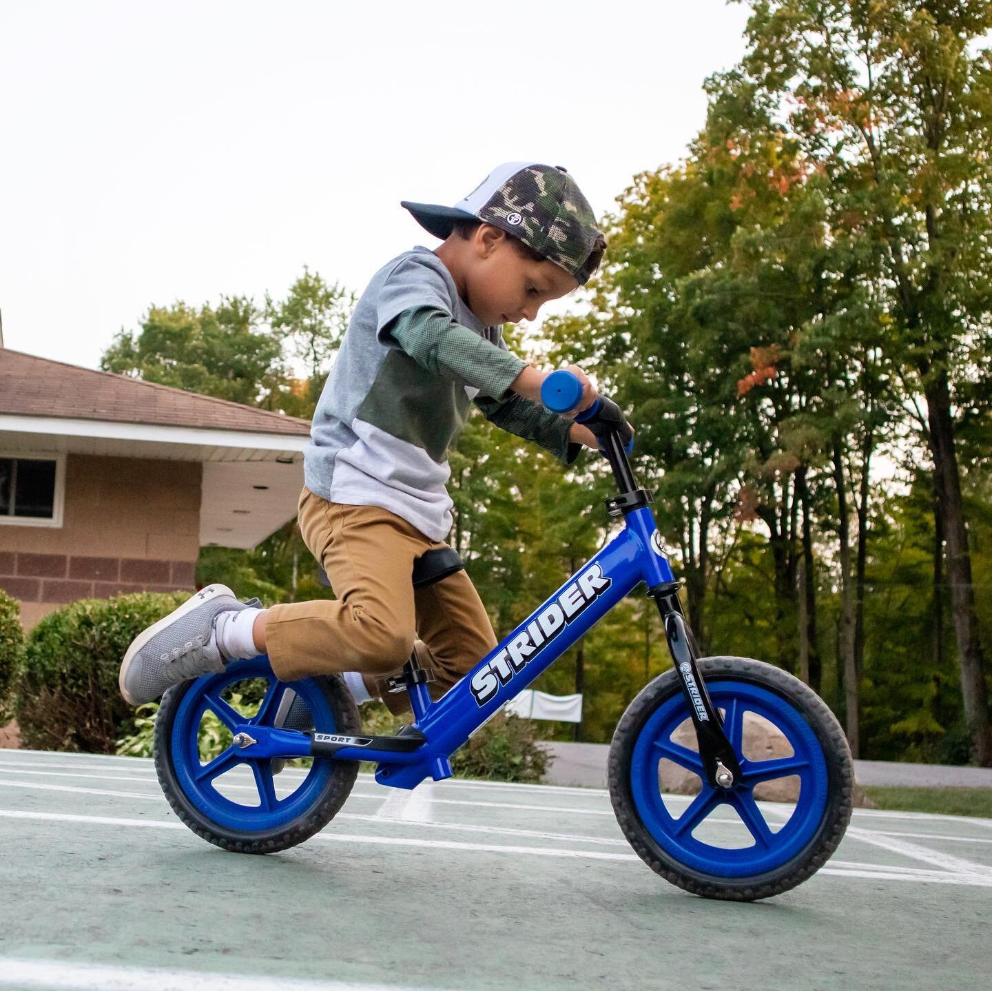One of the best things about deciding to go full time into RV living is watching Kade grow, learn, and experience new things everyday.

Earlier this month we surprised Kade with a new @striderbikes balance bike.

We have quickly realized we have a li