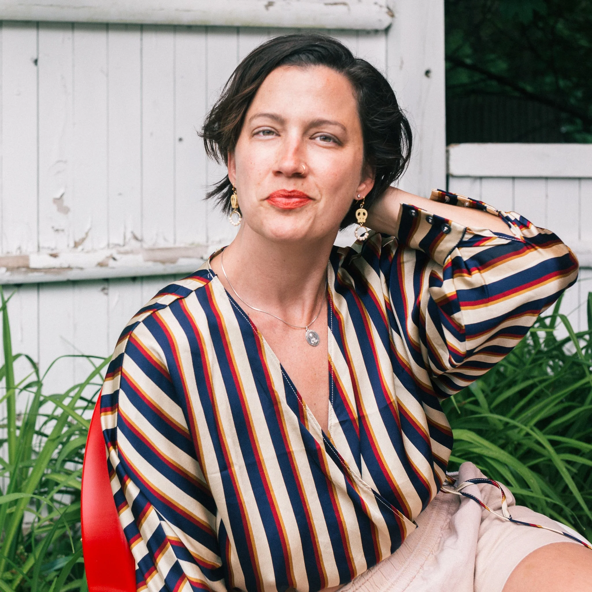 Self portrait of Katie, the artist