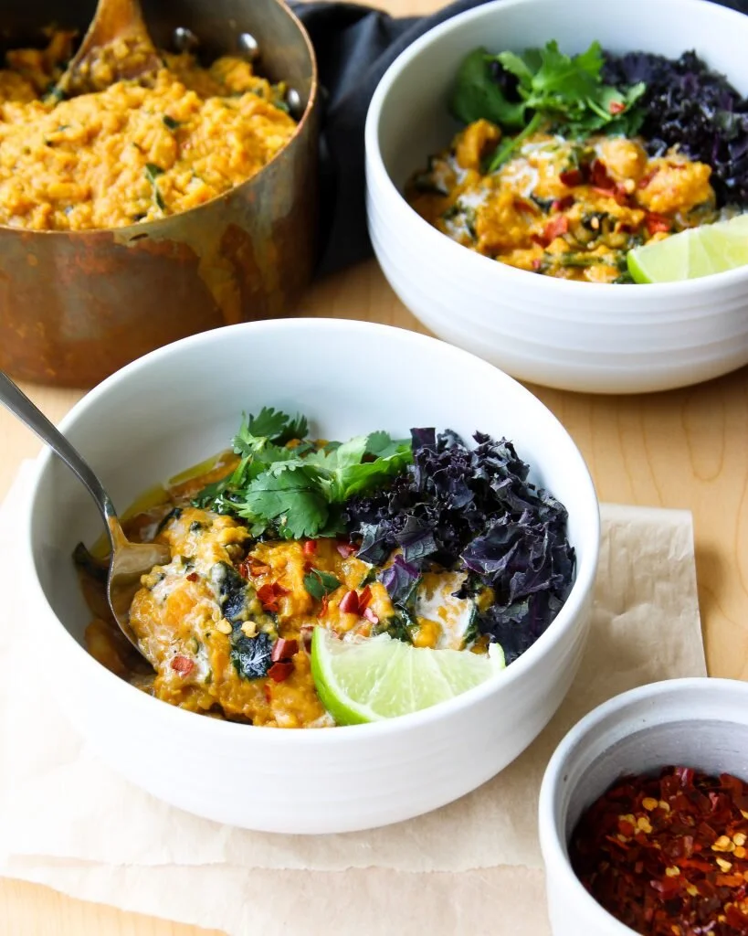 spicy peanut-turmeric lentil stew | kulaskitchen.com