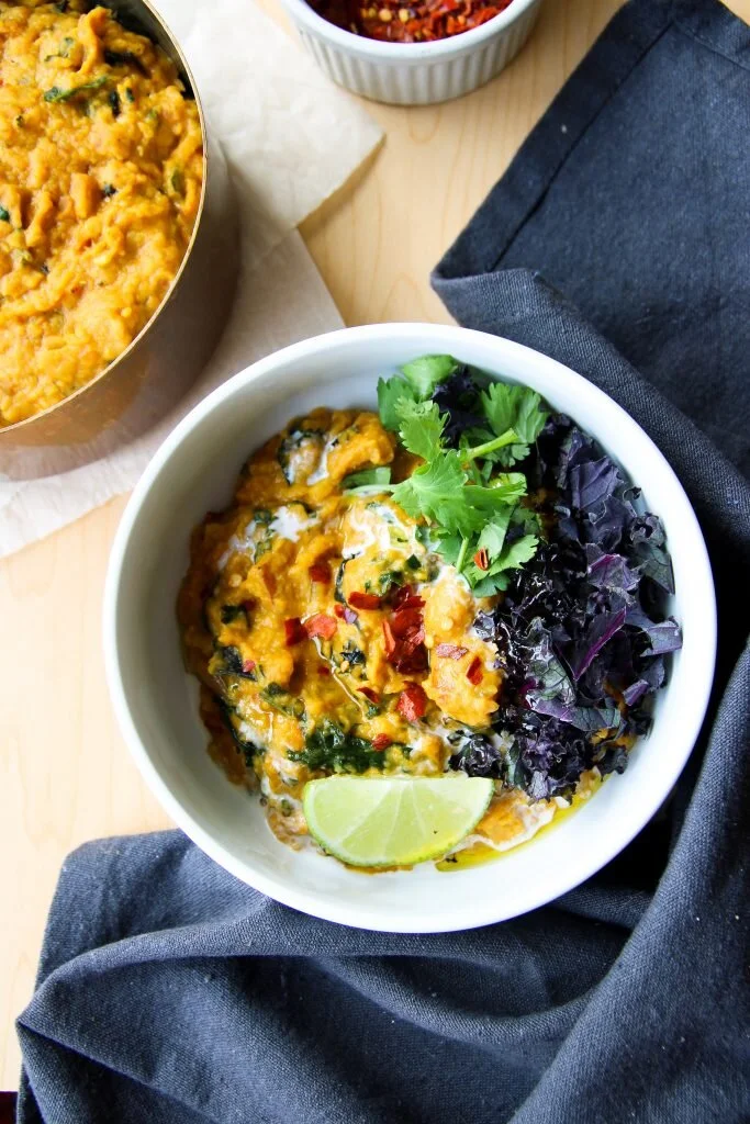 spicy peanut-turmeric lentil stew | kulaskitchen.com