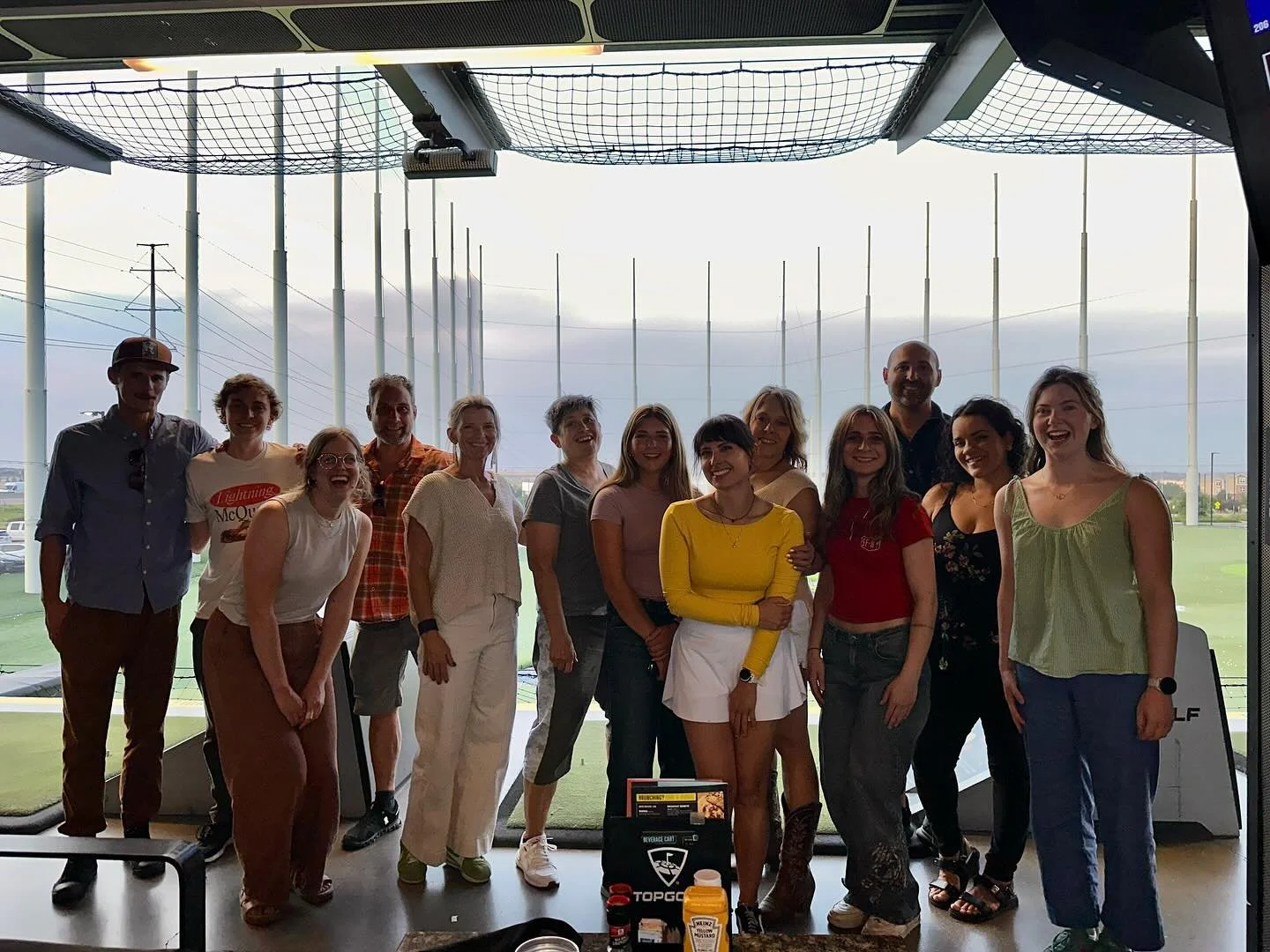 Lil staff outing at Top Golf!!! Pretty impressed with some people's golf ability! 🏌️&zwj;♀️🏌️⛳️