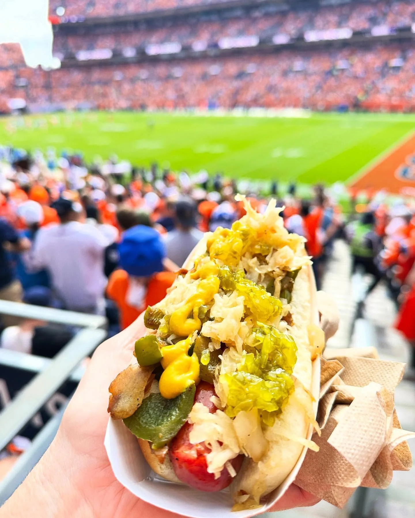 Sometimes, it's not that complex. It's about the way the food makes you feel, what it reminds you of and what it memories it connects you to. Hot dogs and brats bring me back to summer, youth, water parks, baseball games! It's my favorite part of goi