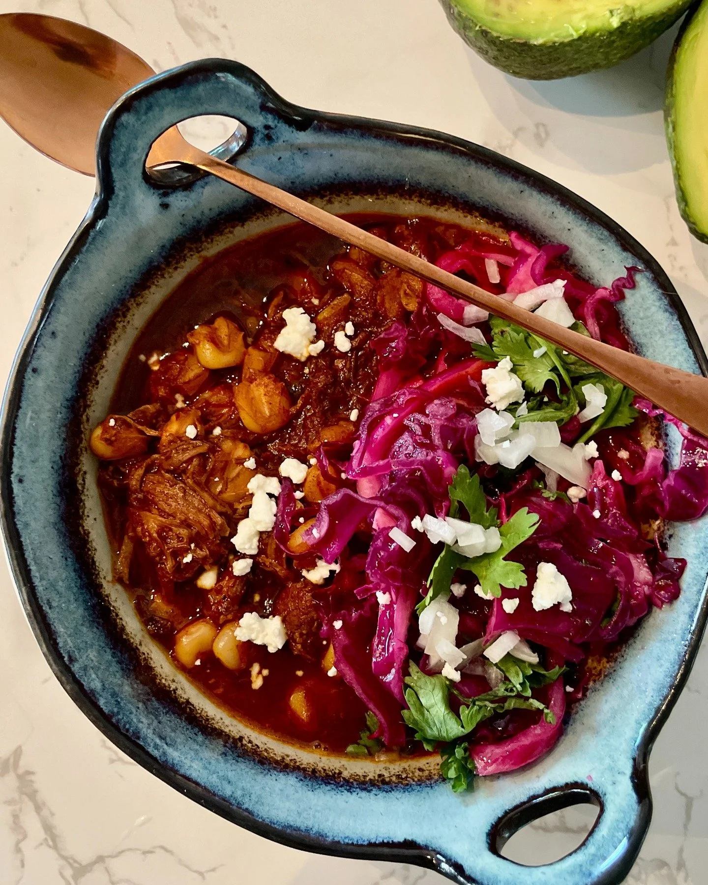 Posole kind of day. Comment &quot;snow&quot; for recipe link! Its worth it!