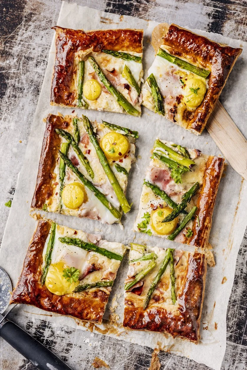 Asparagus &amp; Gruyere Tart