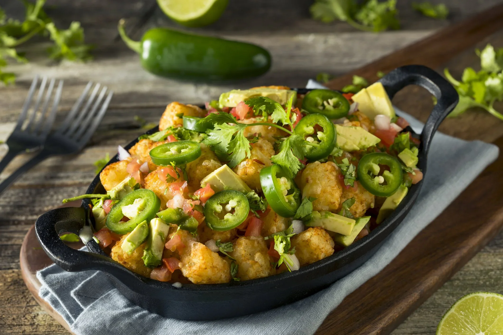 Loaded Potato Nachos